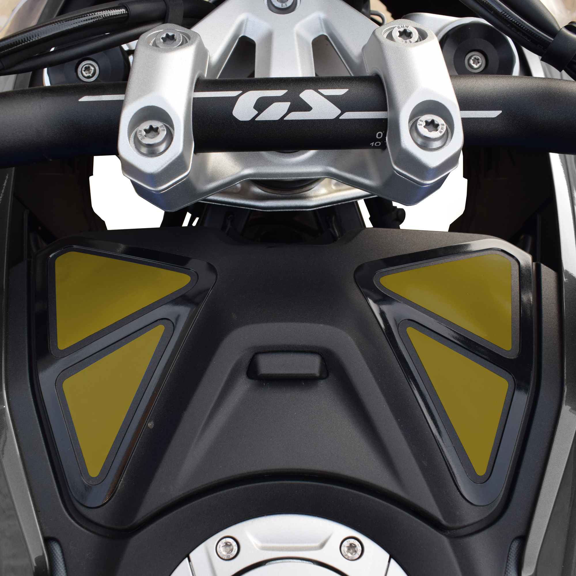 Pyramid Decals | BMW R 1300 GS Storage Compartment Decal Kit | Gold -  Shop name