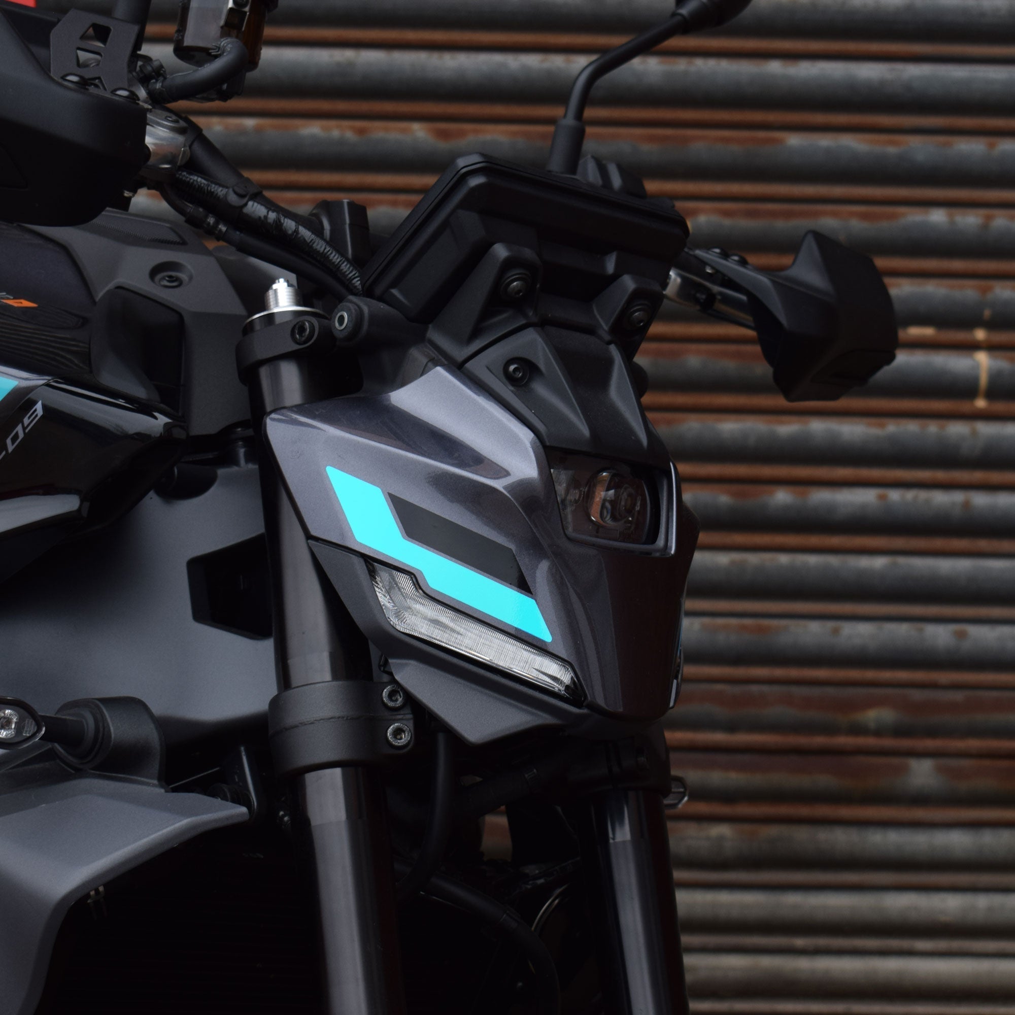 Pyramid Decals | Ice Storm Headlight Decal | Yamaha MT-09 2025>Current -   Pyramid Motorcycle Accessories