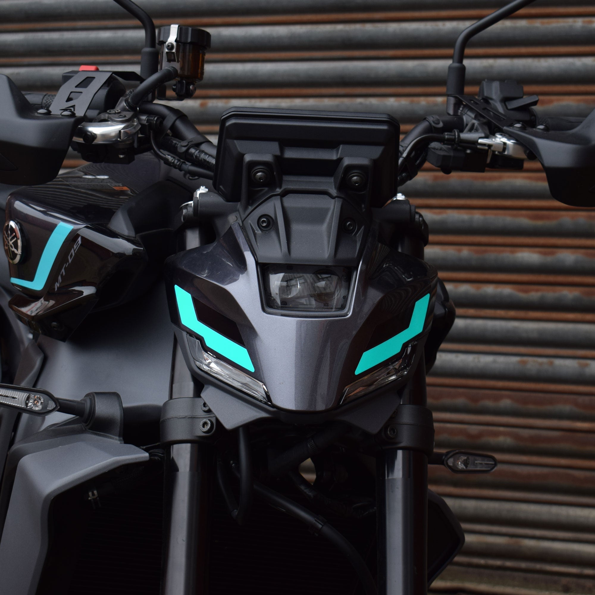 Pyramid Decals | Ice Storm Headlight Decal | Yamaha MT-09 2025>Current -   Pyramid Motorcycle Accessories