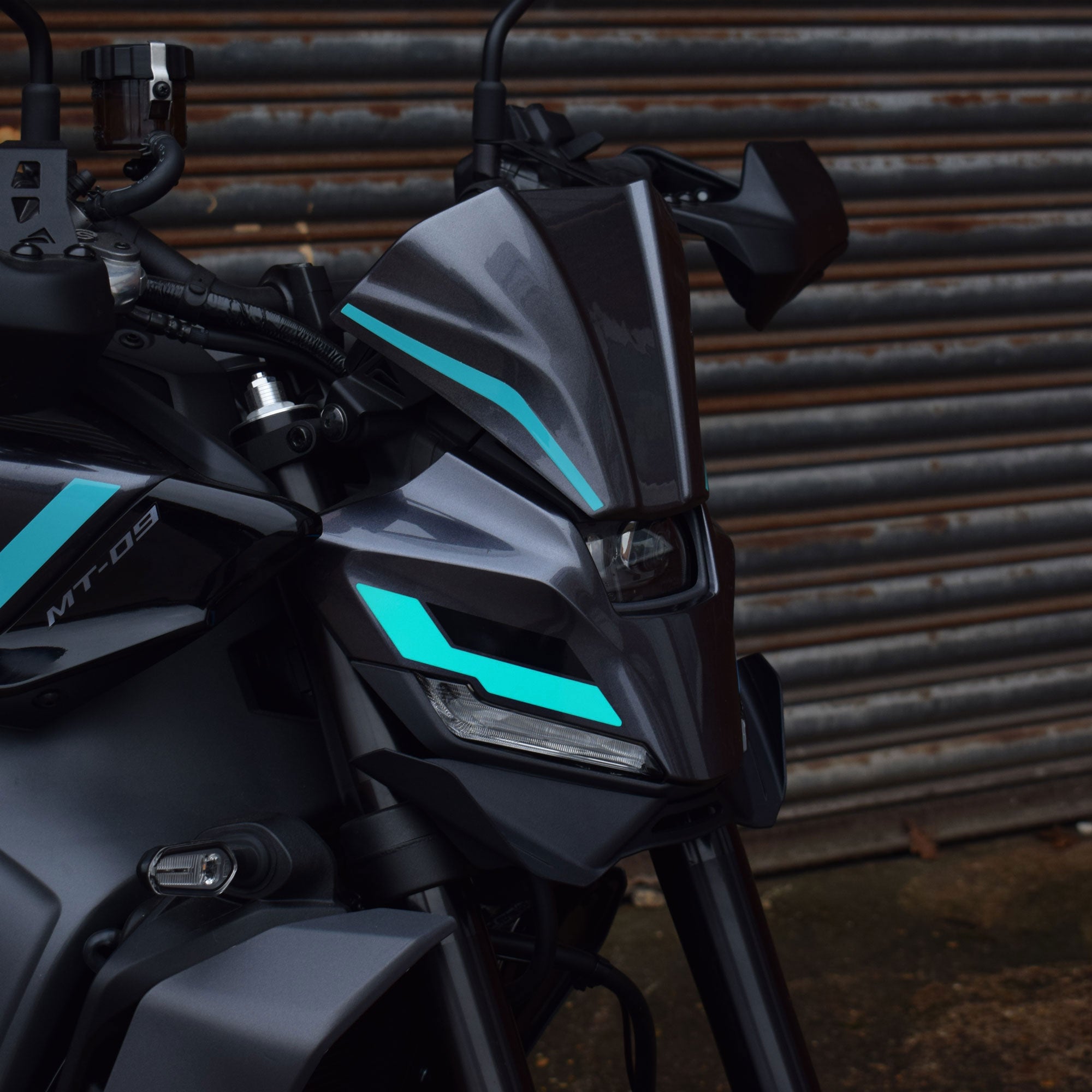 Pyramid Decals | Ice Storm Headlight Decal | Yamaha MT-09 2025>Current -   Pyramid Motorcycle Accessories
