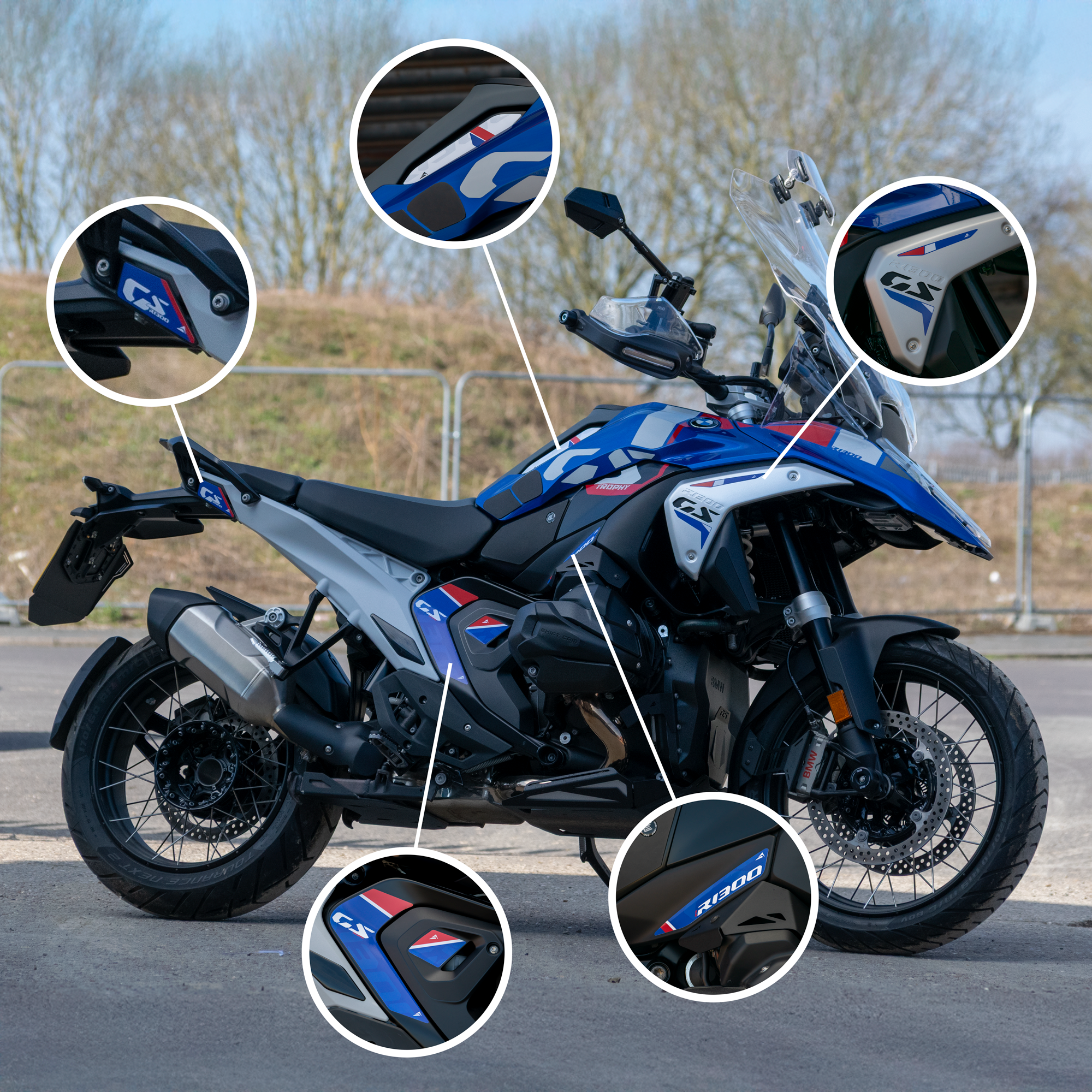 Pyramid Decals | Trophy Colours | BMW R 1300 GS 2023>Current -  Shop name