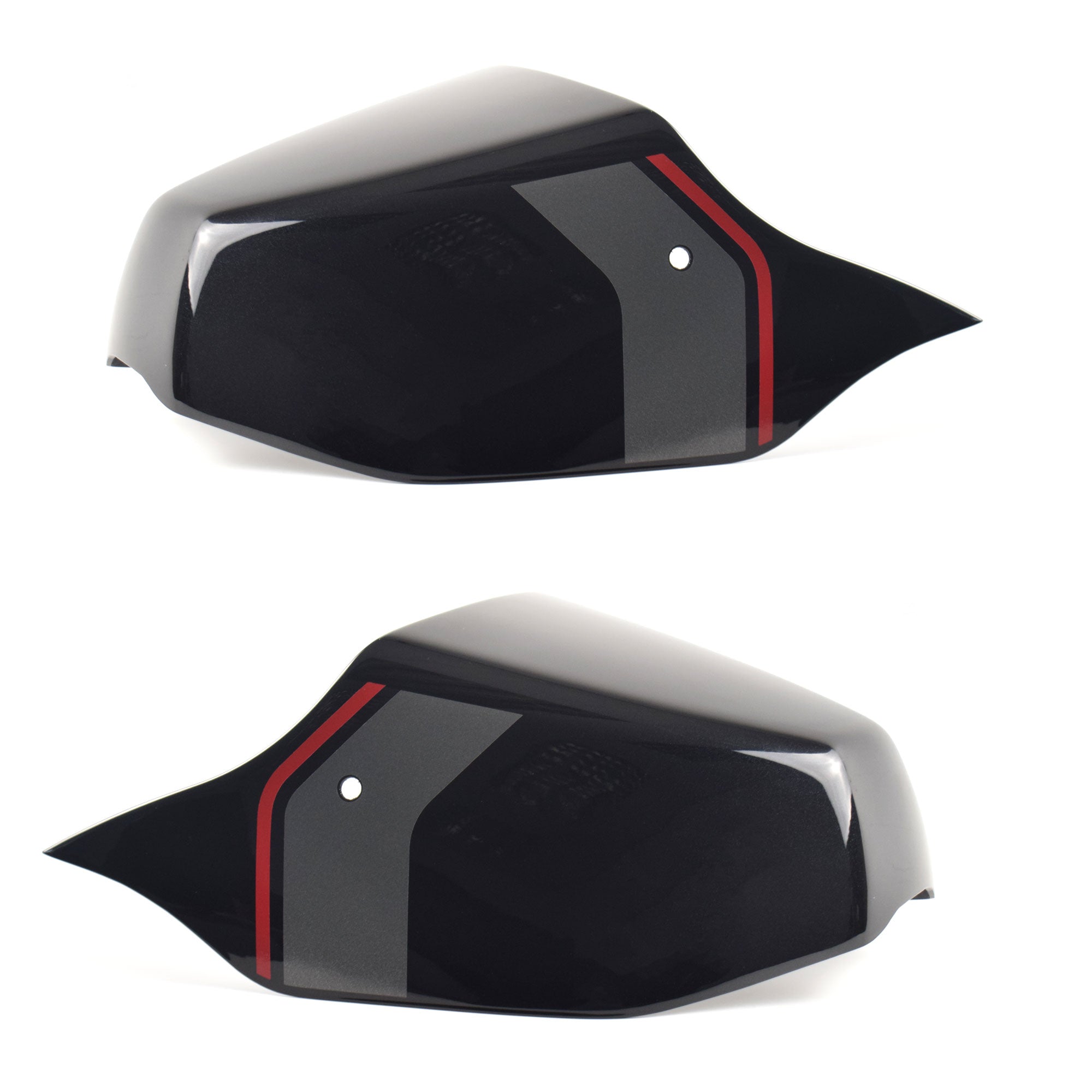 Pyramid Decals | Yamaha XSR 900 Seat Cowl Grey & Red Set-BRA0208-Decals-Pyramid Motorcycle Accessories