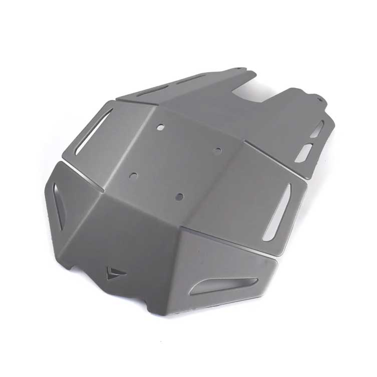 Pyramid Engine Guard | Gloss Silver | Moto Guzzi V100 Mandello S 2022>Current -   Pyramid Motorcycle Accessories