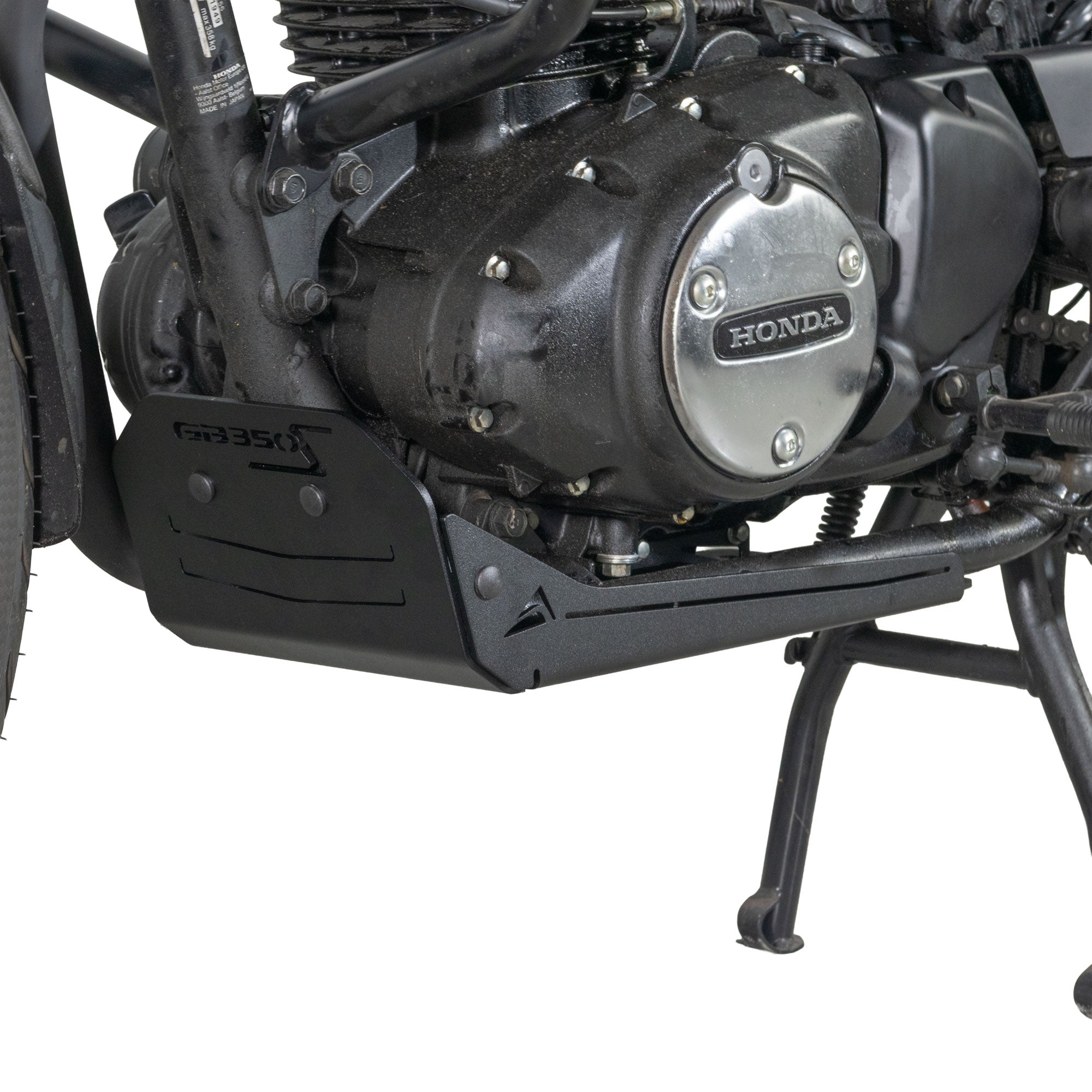 Pyramid Engine Guard | Matte Black | Honda GB350S 2025>Current -  Shop name