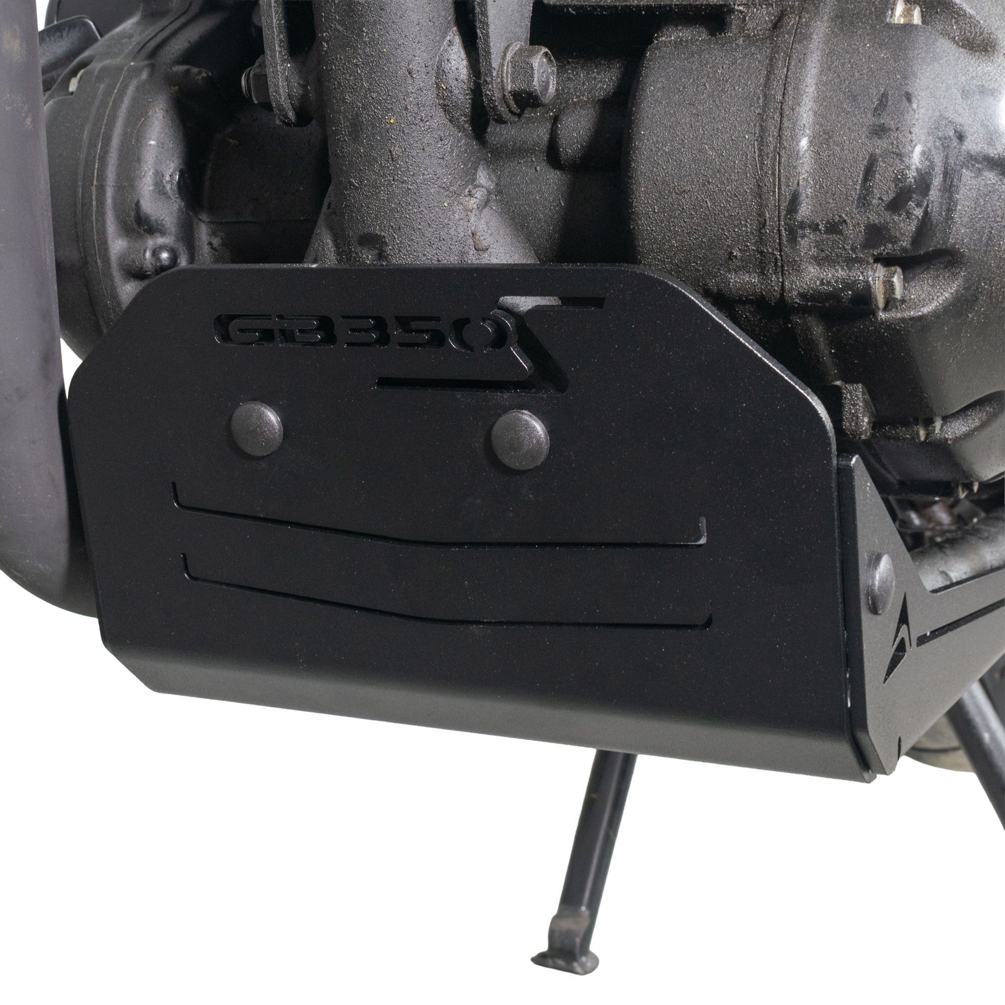 Pyramid Engine Guard | Matte Black | Honda GB350S 2025>Current -  Shop name