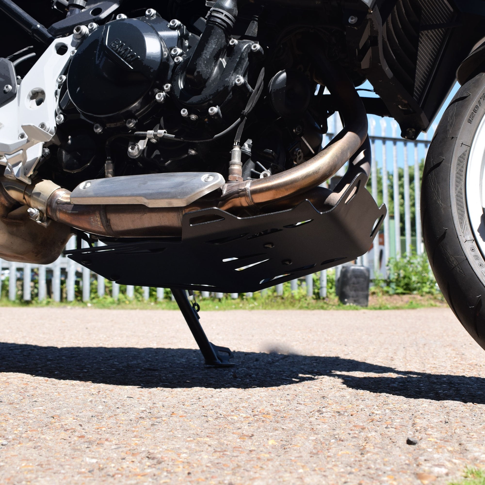 Pyramid Engine Plate | Matte Black | BMW F 900 XR 2020>Current -  Shop name