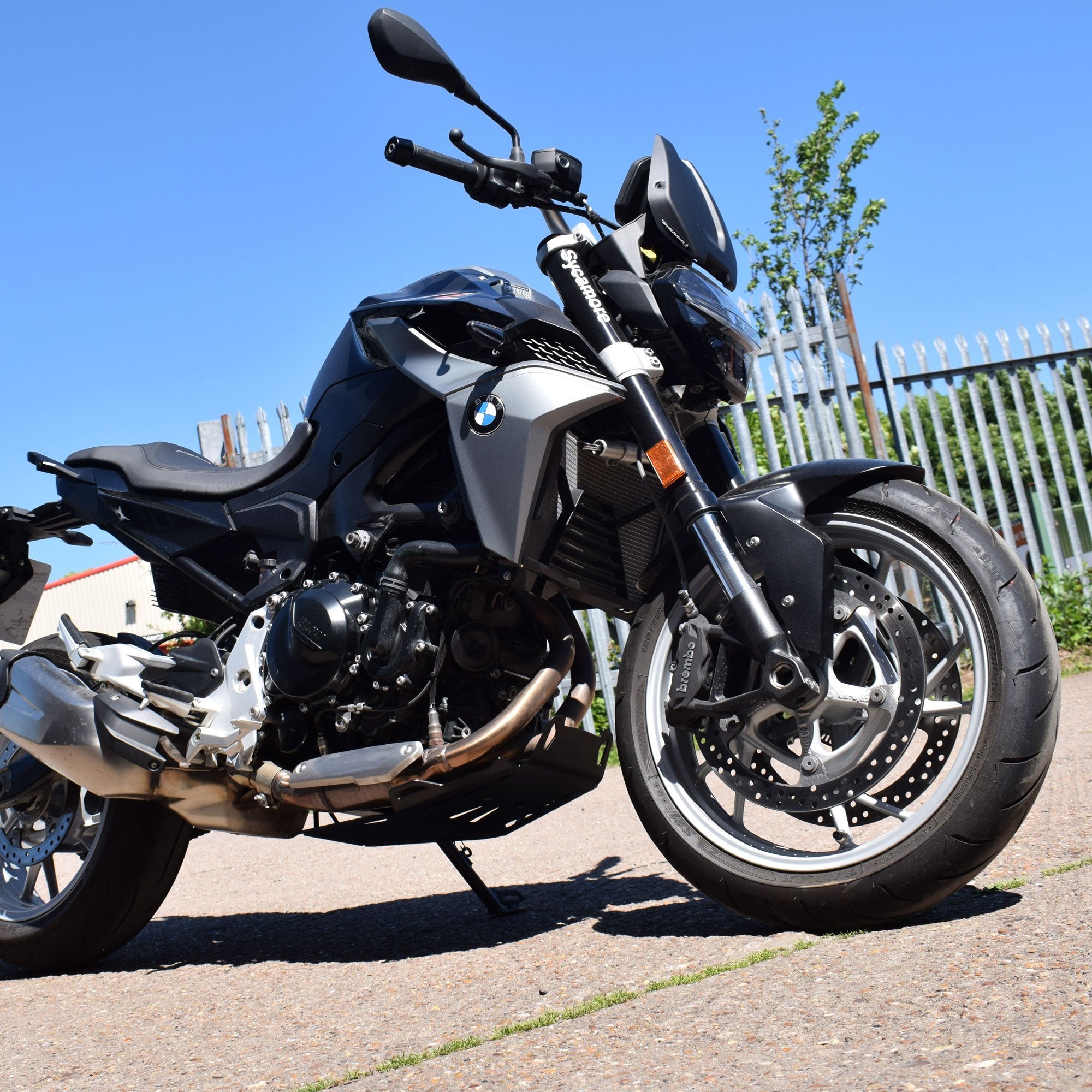 Pyramid Engine Plate | Matte Black | BMW F 900 XR 2020>Current -  Shop name