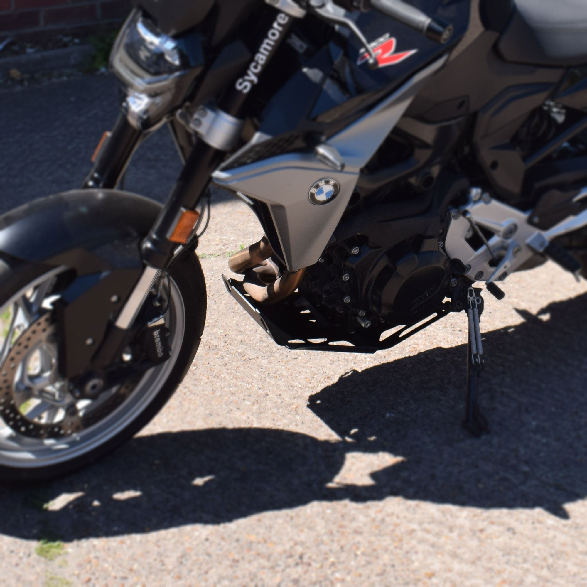 Pyramid Engine Plate | Matte Black | BMW F 900 XR 2020>Current -  Shop name