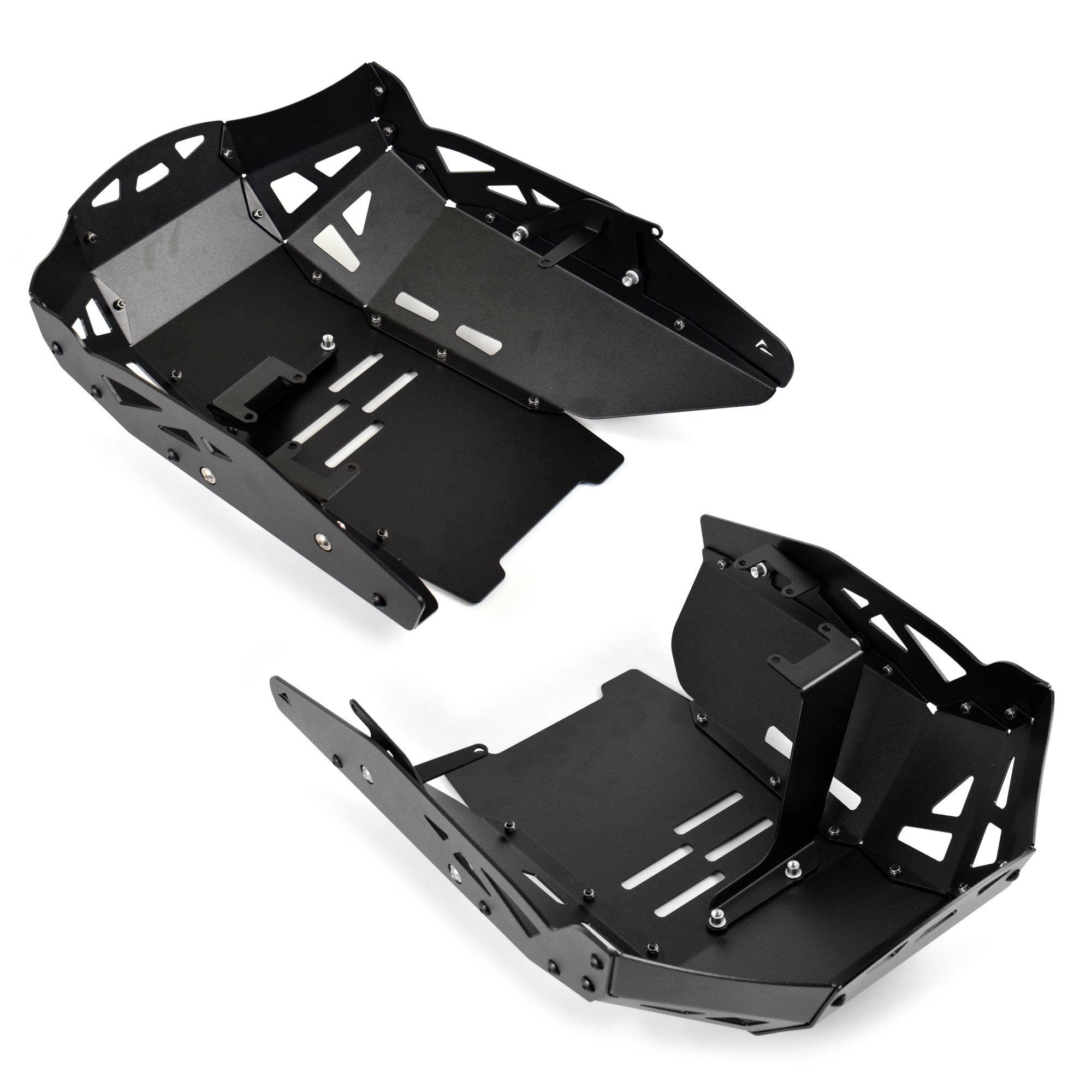 Pyramid Engine Plate | Matte Black | Yamaha Tracer 9 GT/GT+ 2021>Current-22156M-Engine Guards-Pyramid Motorcycle Accessories