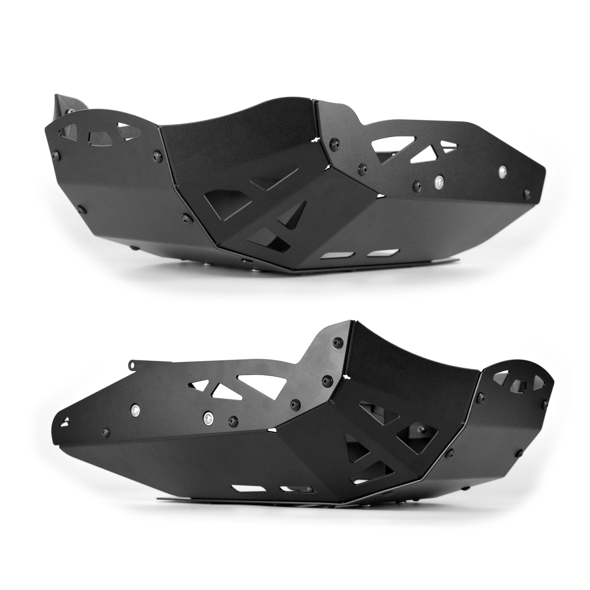 Pyramid Engine Plate | Matte Black | Yamaha Tracer 9 GT/GT+ 2021>Current-22156M-Engine Guards-Pyramid Motorcycle Accessories