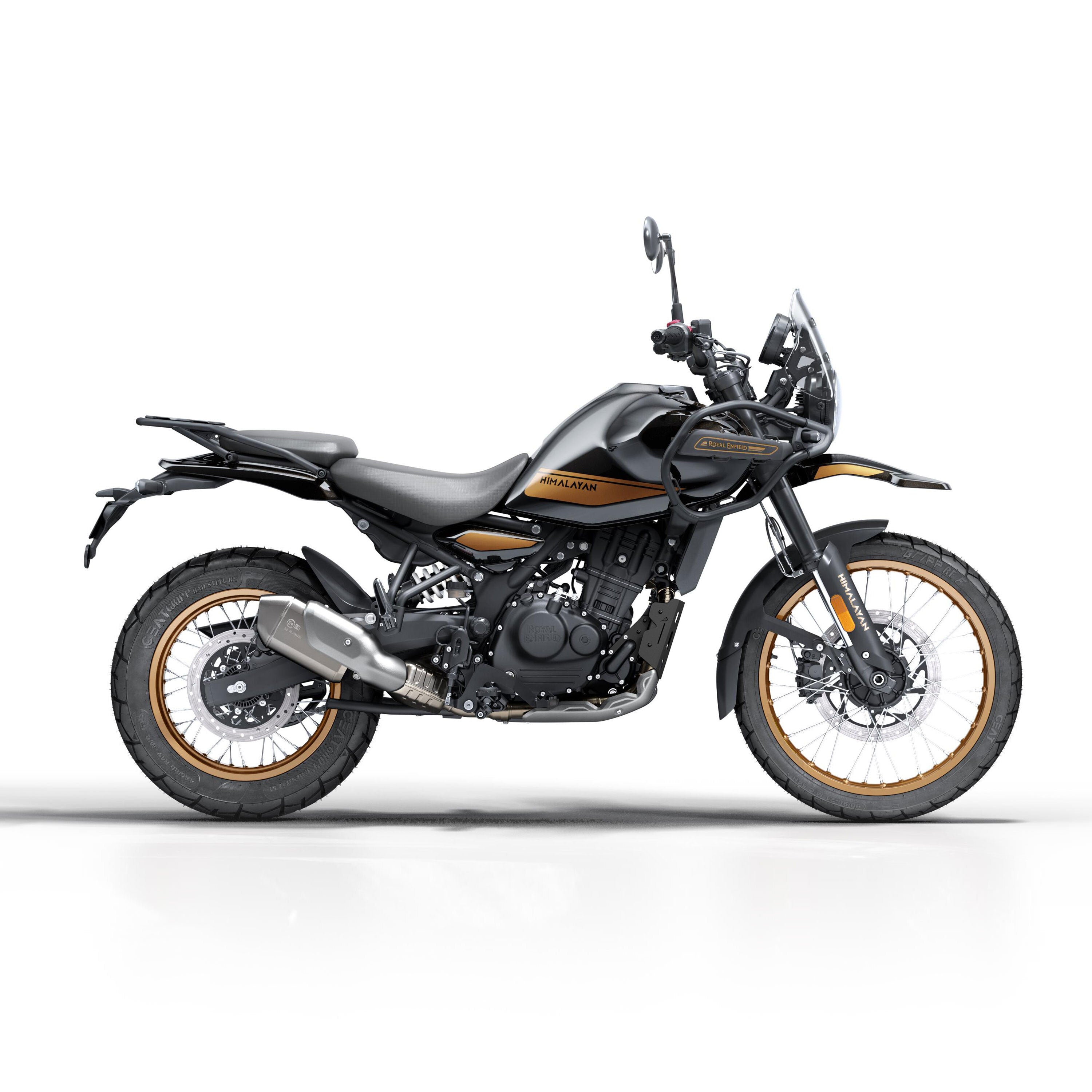 Pyramid Exhaust Guard | Matte Black | Royal Enfield Himayalan 450 2024>Current -  Shop name