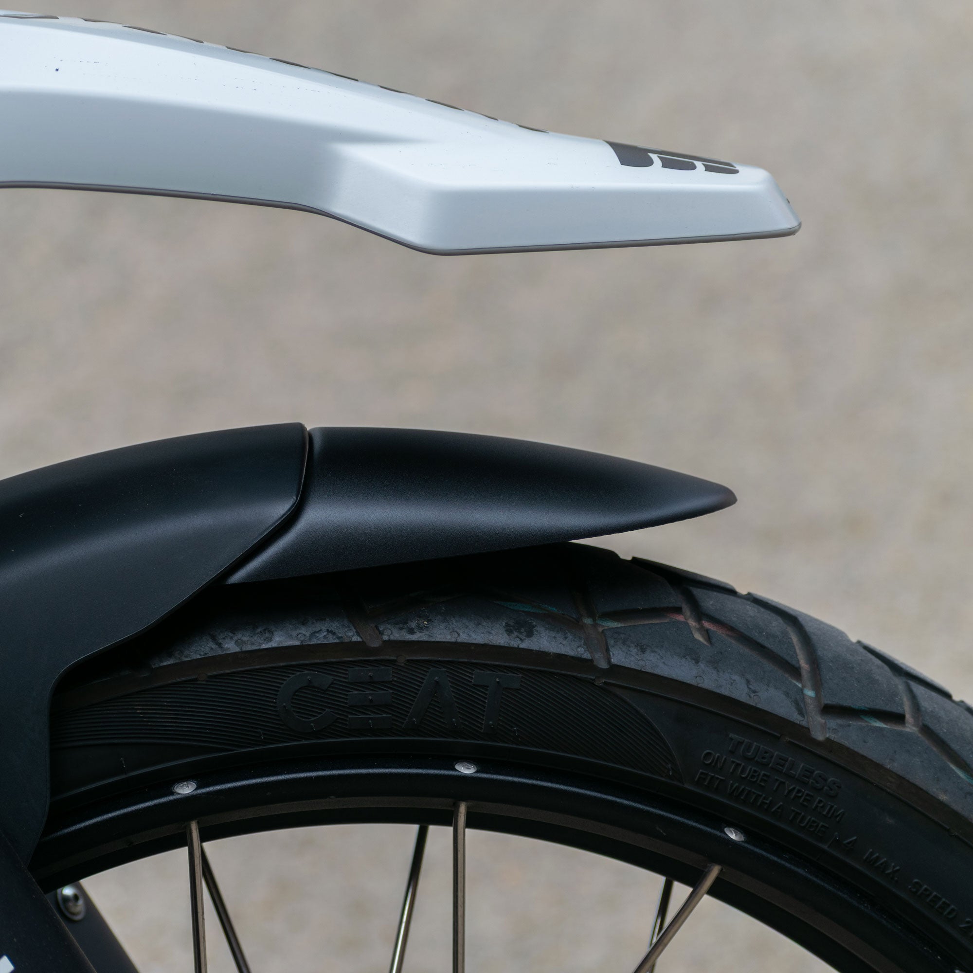 Pyramid Extenda Fenda Beak | Matte Black | Royal Enfield Himalayan 450 2024>-Extenda Fendas-Pyramid Motorcycle Accessories