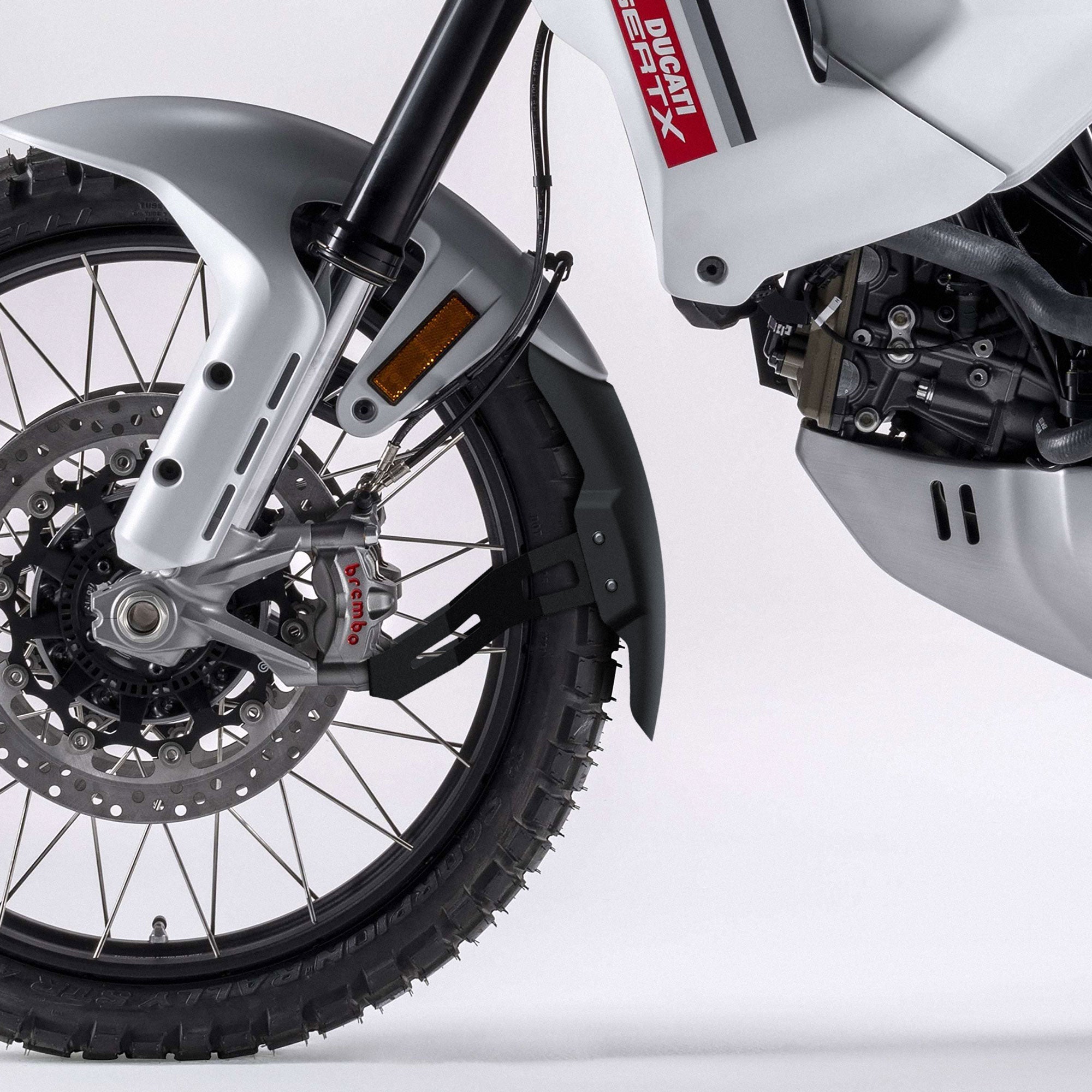 Pyramid Extenda Fenda EXTRA | Matte Black | Ducati Desert X 2022>Current-Extenda Fendas-Pyramid Motorcycle Accessories