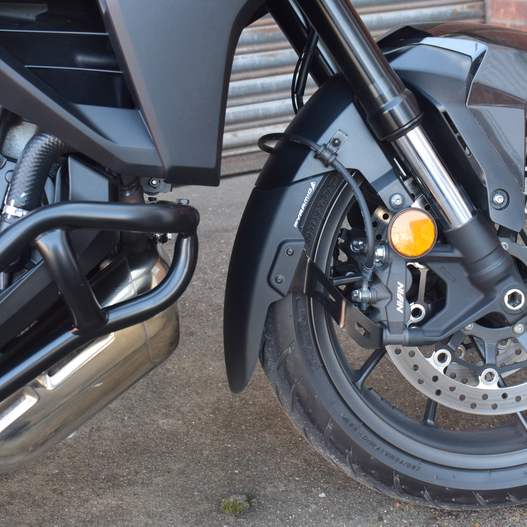 Pyramid Extenda Fenda EXTRA | Matte Black | Honda NT1100 2022>2024 -  Shop name