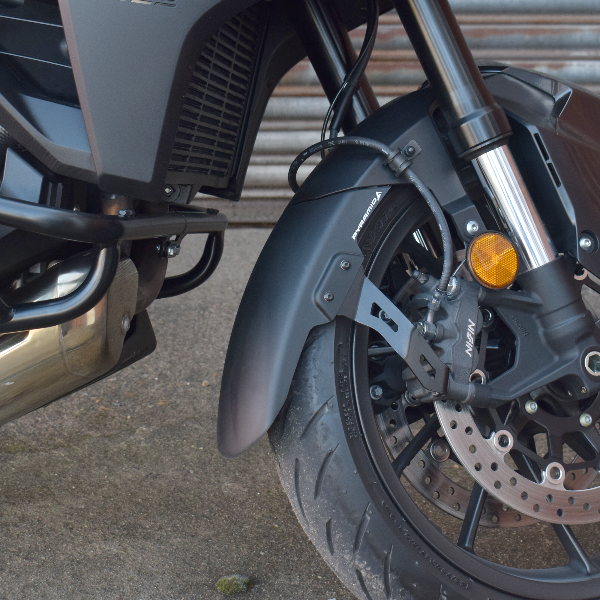 Pyramid Extenda Fenda EXTRA | Matte Black | Honda NT1100 2022>2024 -  Shop name
