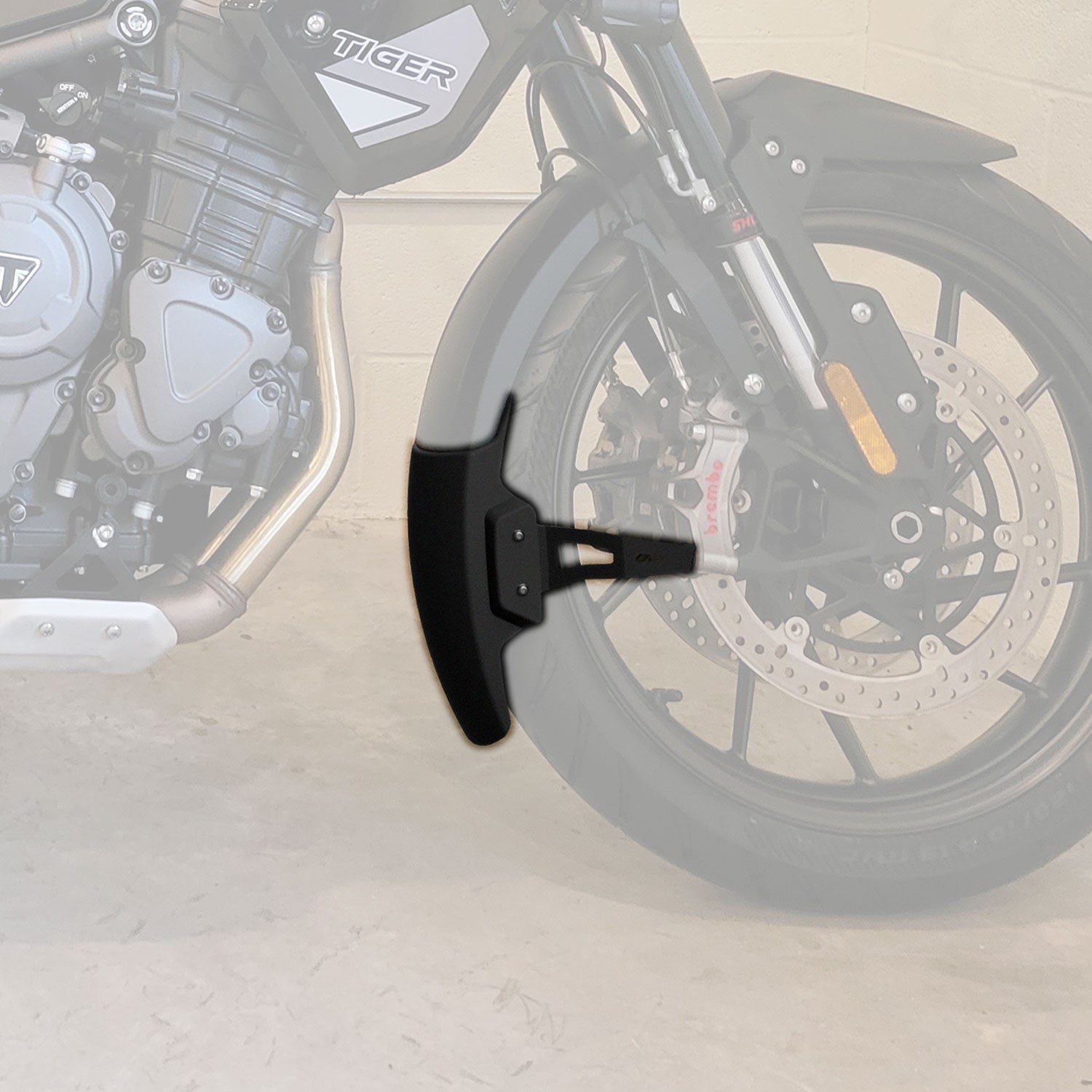 Pyramid Extenda Fenda EXTRA | Matte Black | Triumph Tiger 1200 GT Pro 2022>Current -  Shop name