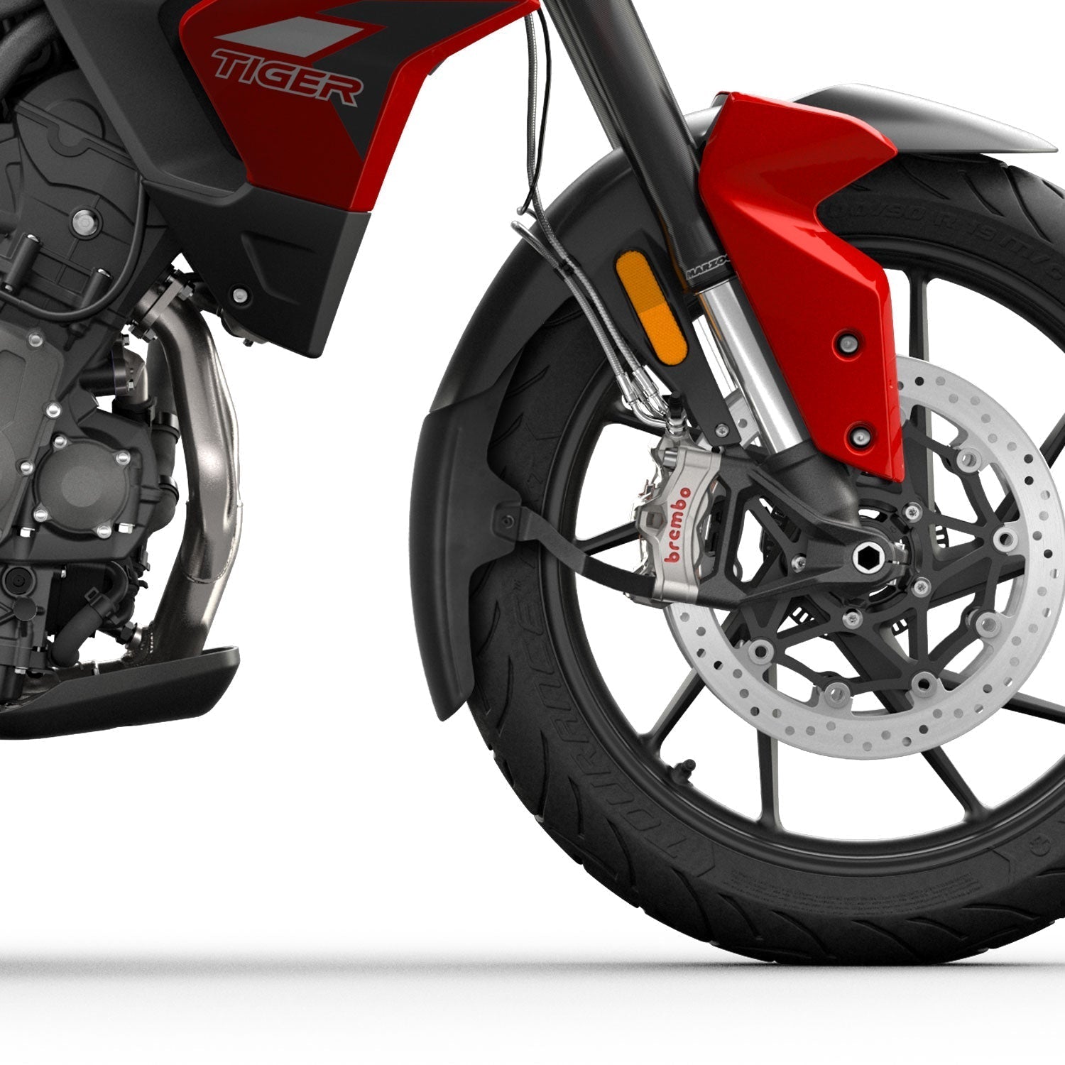 Pyramid Extenda Fenda EXTRA | Matte Black | Triumph Tiger Sport 850 2021>Current -   Pyramid Motorcycle Accessories