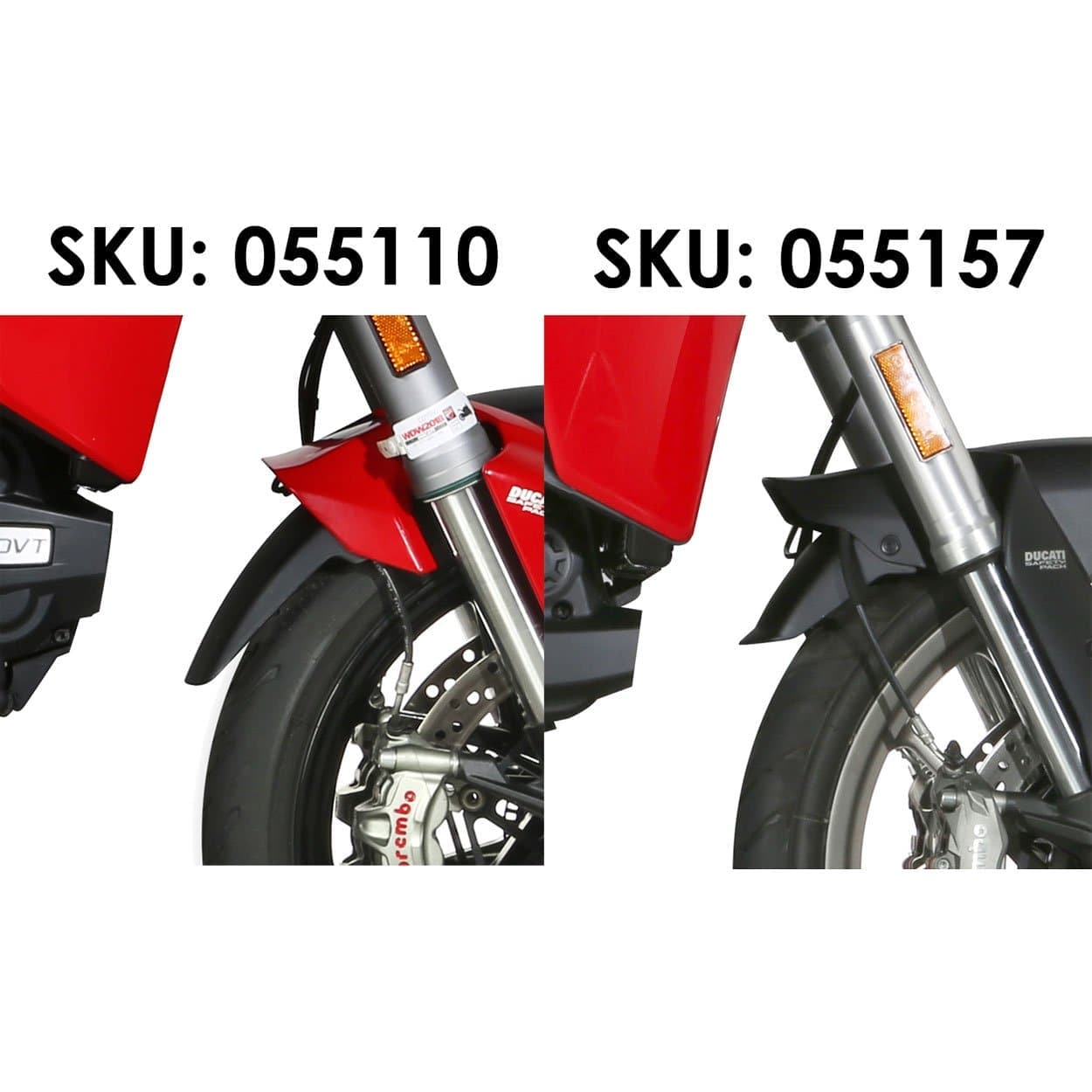 Pyramid Extenda Fenda | Matte Black | Ducati Multistrada 1260 Pikes Peak 2018>2020 (Please read description) -  Shop name