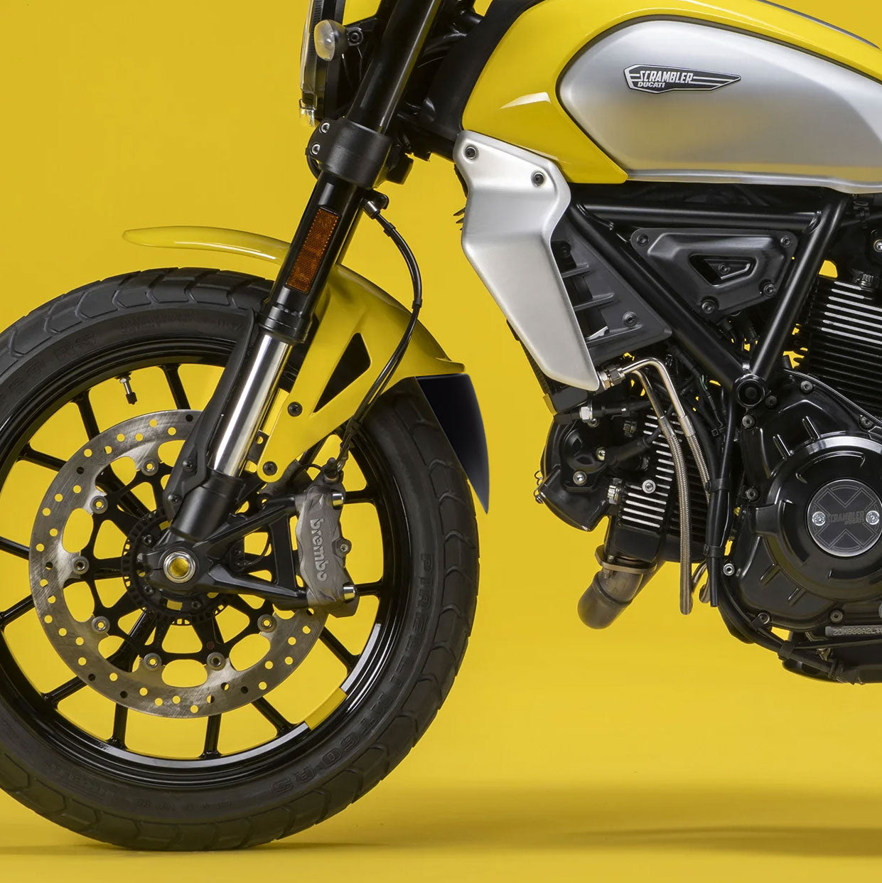 Pyramid Extenda Fenda | Matte Black | Ducati Scrambler Icon 2023>Current-Extenda Fendas-Pyramid Motorcycle Accessories