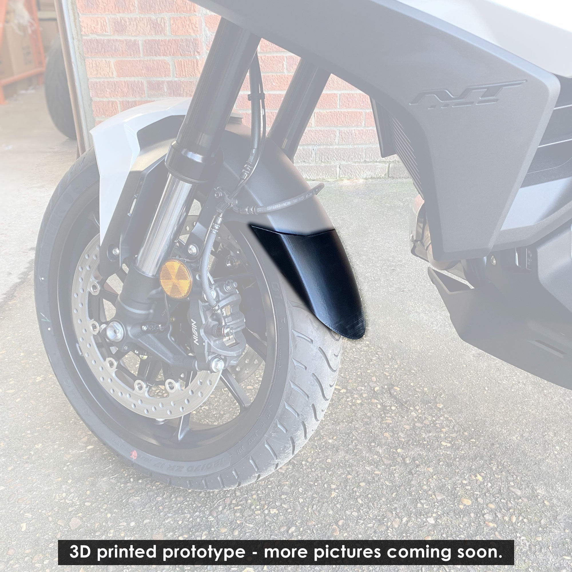 Pyramid Extenda Fenda | Matte Black | Honda NT1100 2022>2024 -   Pyramid Motorcycle Accessories