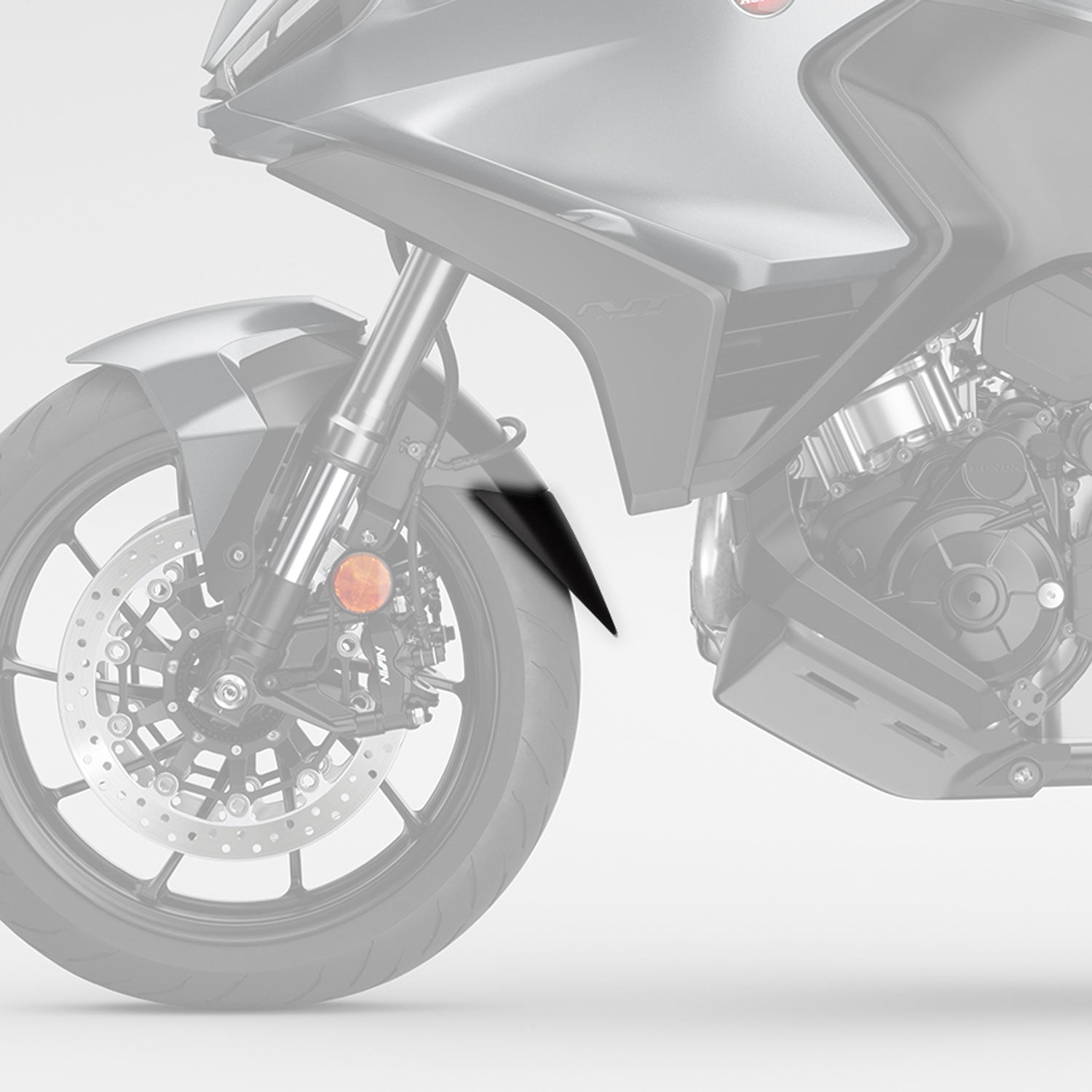 Pyramid Extenda Fenda | Matte Black | Honda NT1100 2022>2024 -   Pyramid Motorcycle Accessories
