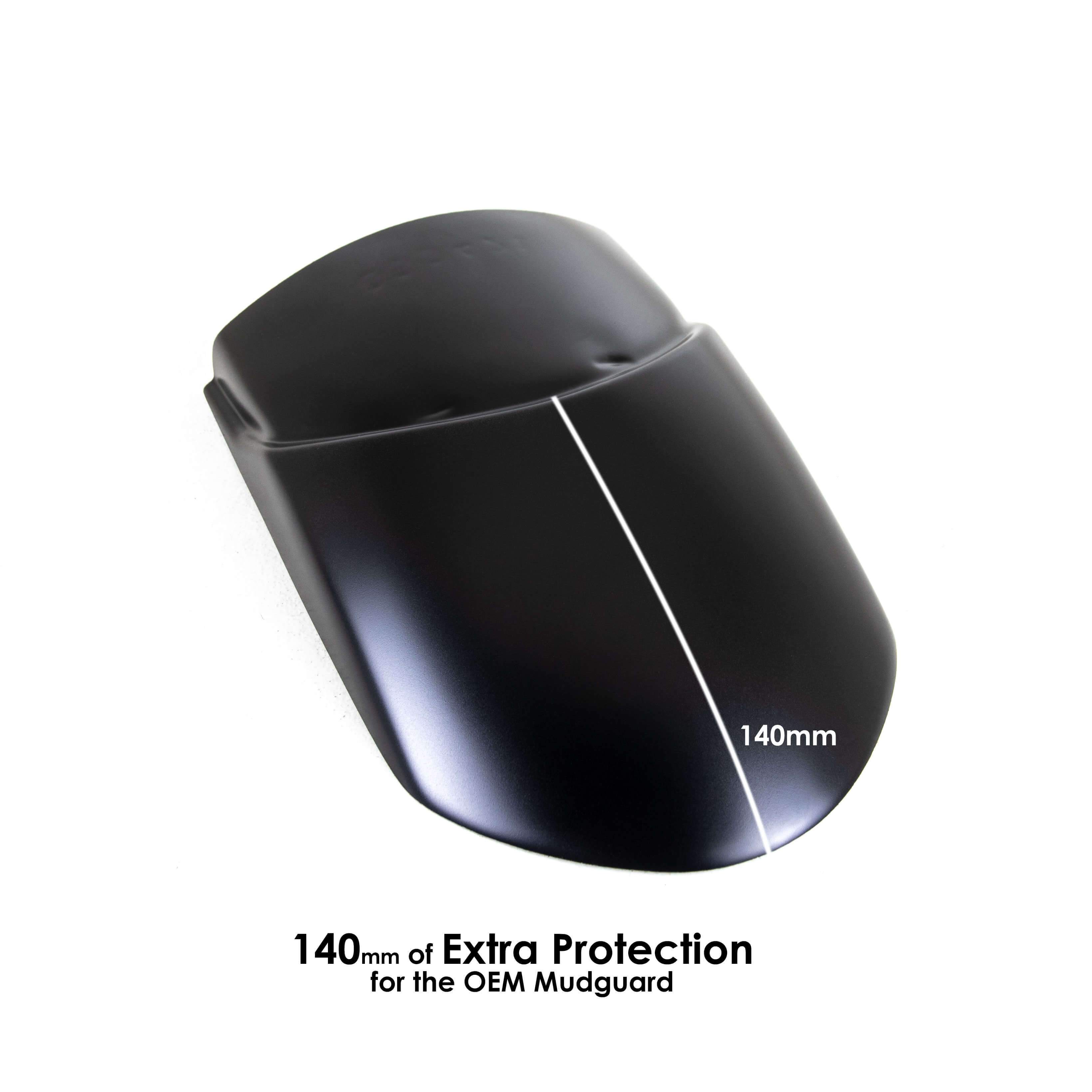 Pyramid Extenda Fenda | Matte Black | Kawasaki Versys 1000 2010>2024-Extenda Fendas-Pyramid Motorcycle Accessories