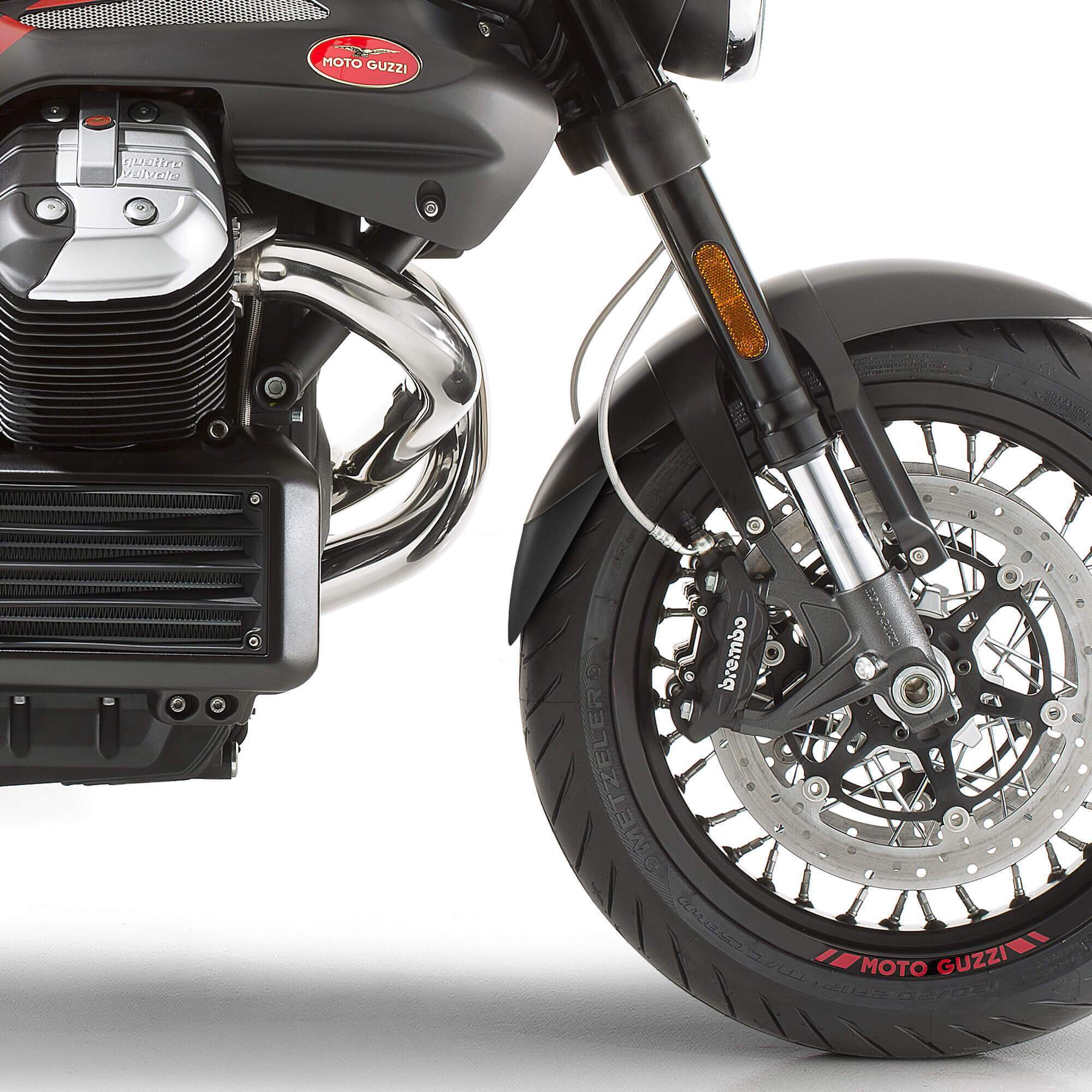 Pyramid Extenda Fenda | Matte Black | Moto Guzzi Griso V 1200 2008>2015-Extenda Fendas-Pyramid Motorcycle Accessories