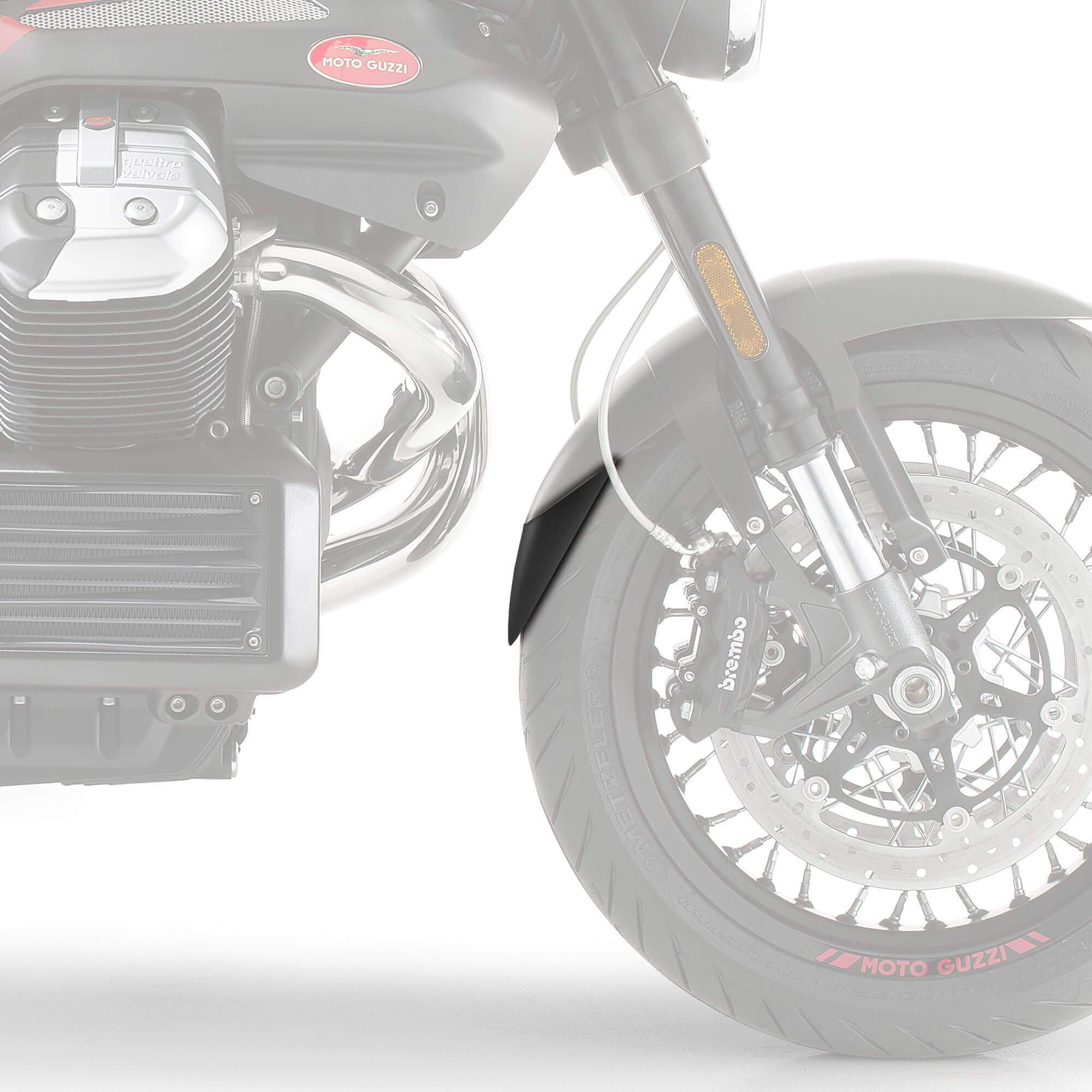Pyramid Extenda Fenda | Matte Black | Moto Guzzi Griso V 1200 2008>2015-Extenda Fendas-Pyramid Motorcycle Accessories