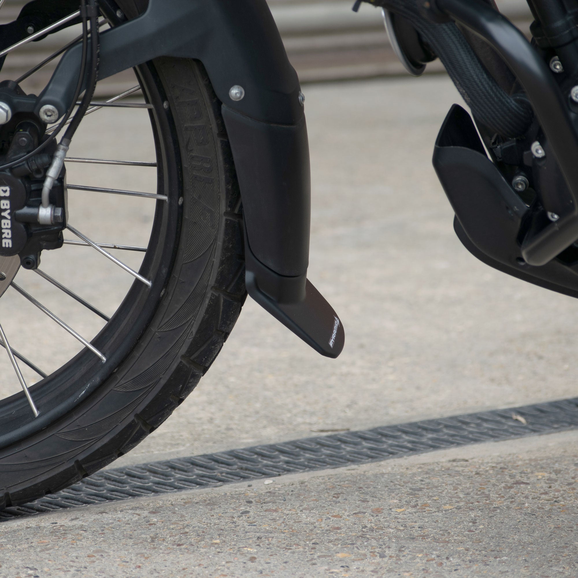 Pyramid Extenda Fenda | Matte Black | Royal Enfield Himalayan 450 2024>-Extenda Fendas-Pyramid Motorcycle Accessories