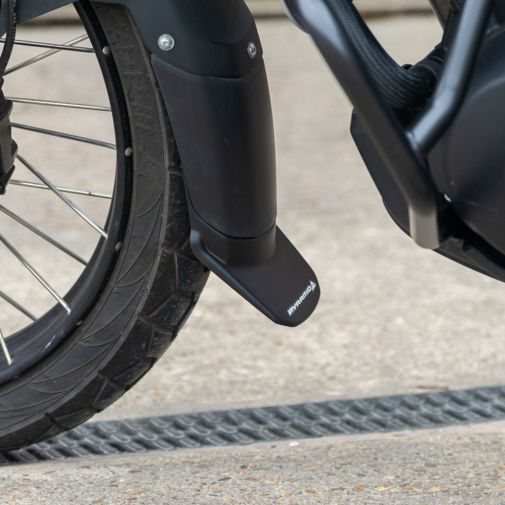 Pyramid Extenda Fenda | Matte Black | Royal Enfield Himalayan 450 2024>-Extenda Fendas-Pyramid Motorcycle Accessories