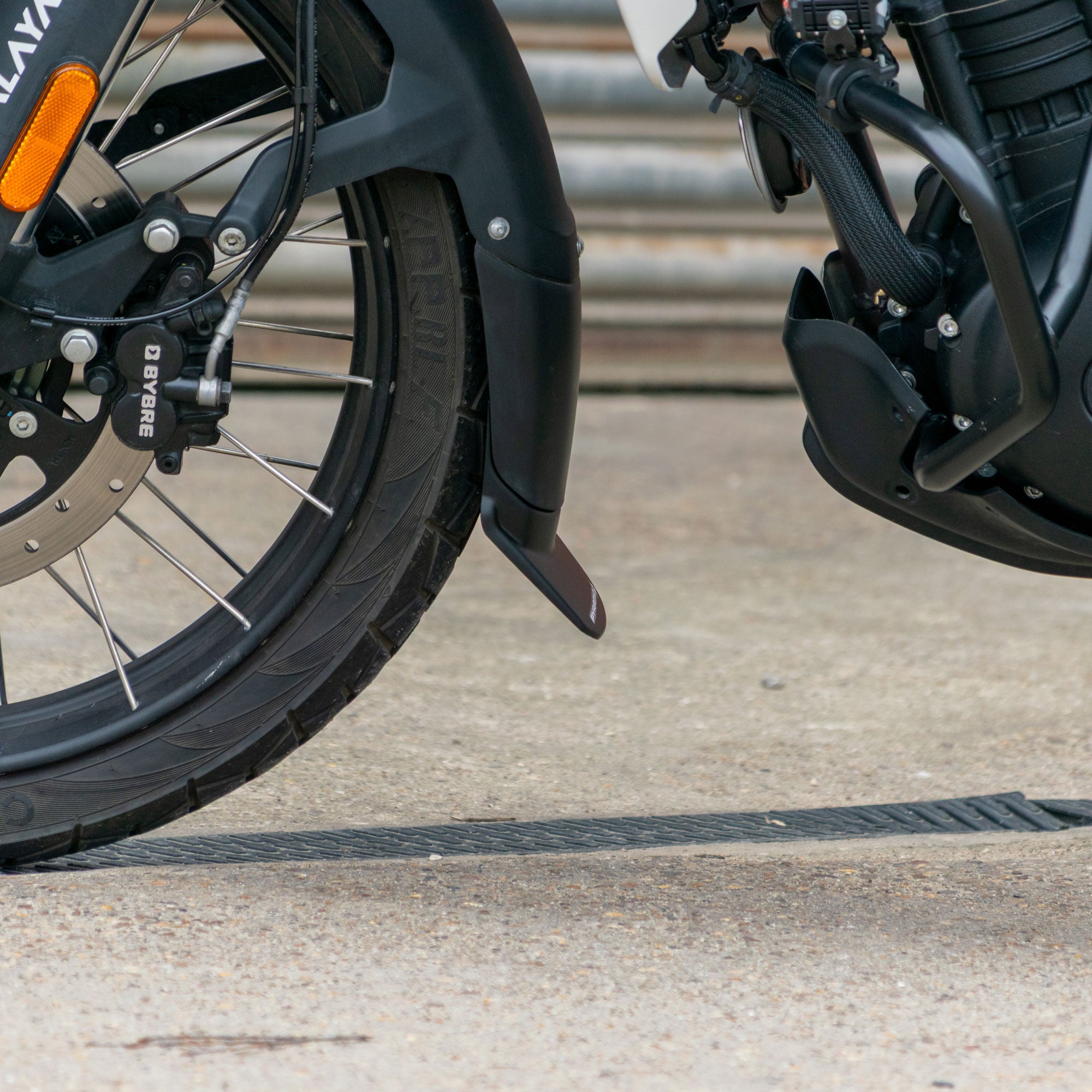 Pyramid Extenda Fenda | Matte Black | Royal Enfield Himalayan 450 2024>-Extenda Fendas-Pyramid Motorcycle Accessories