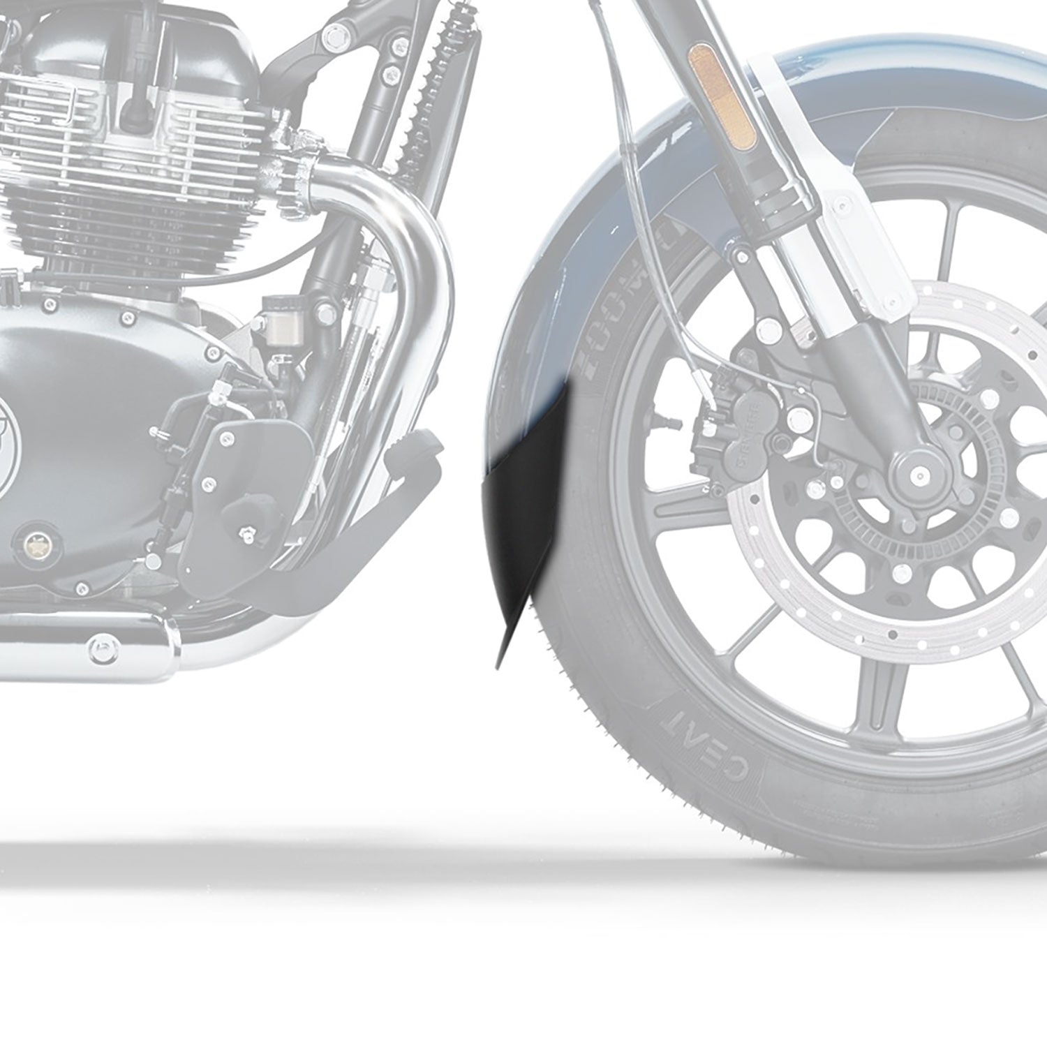 Pyramid Extenda Fenda | Matte Black | Royal Enfield Super Meteor 650 2023>Current -  Shop name