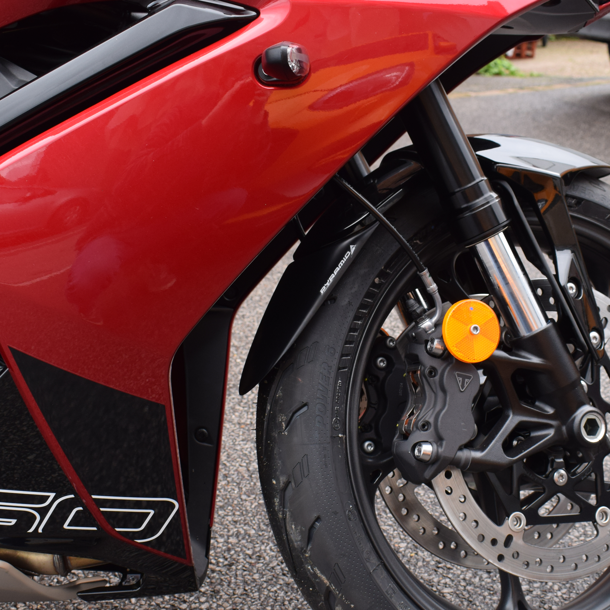 Pyramid Extenda Fenda | Matte Black | Triumph Daytona 660 2024>Current -  Shop name