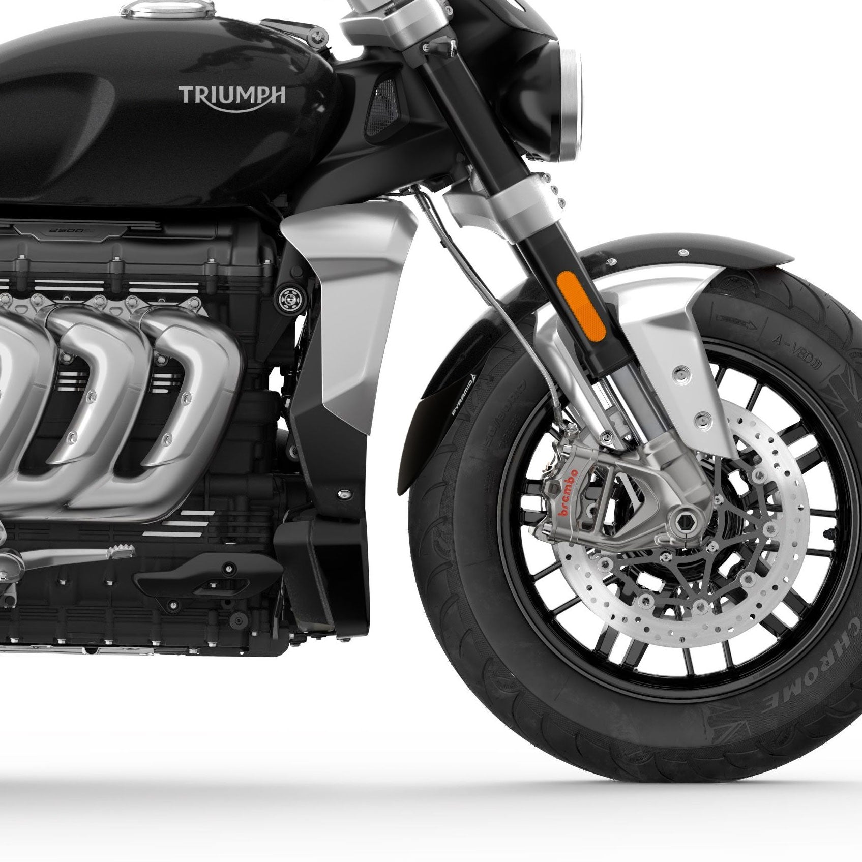 Pyramid Extenda Fenda | Matte Black | Triumph Rocket 3 2019>Current -  Shop name