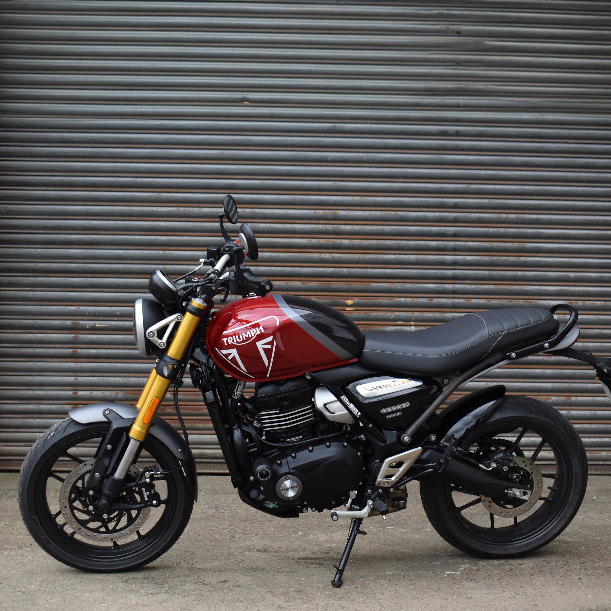 Pyramid Extenda Fenda | Matte Black | Triumph Speed 400 2024>Current-Extenda Fendas-Pyramid Motorcycle Accessories