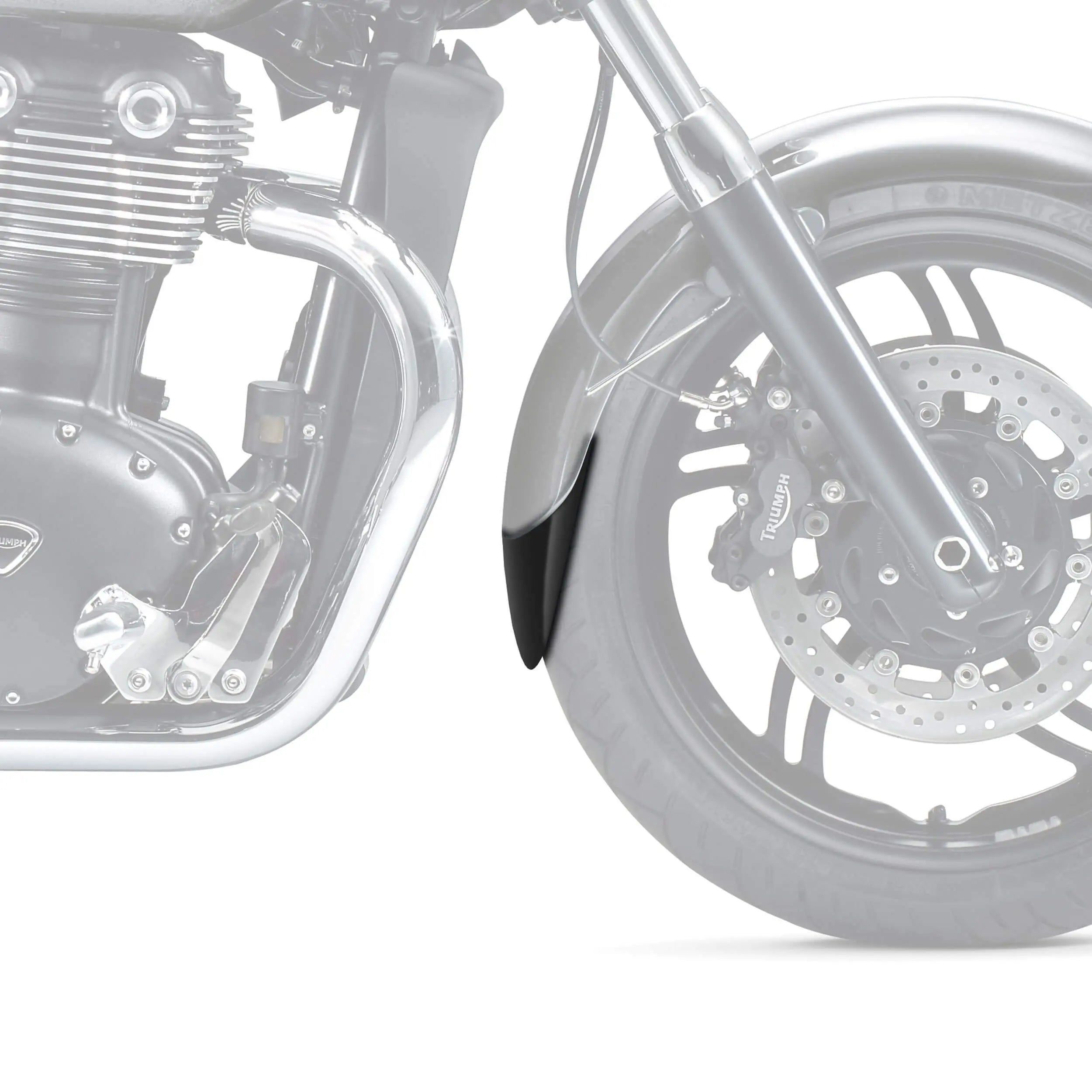 Pyramid Extenda Fenda | Matte Black | Triumph Thunderbird Storm 2011>2018 -  Shop name