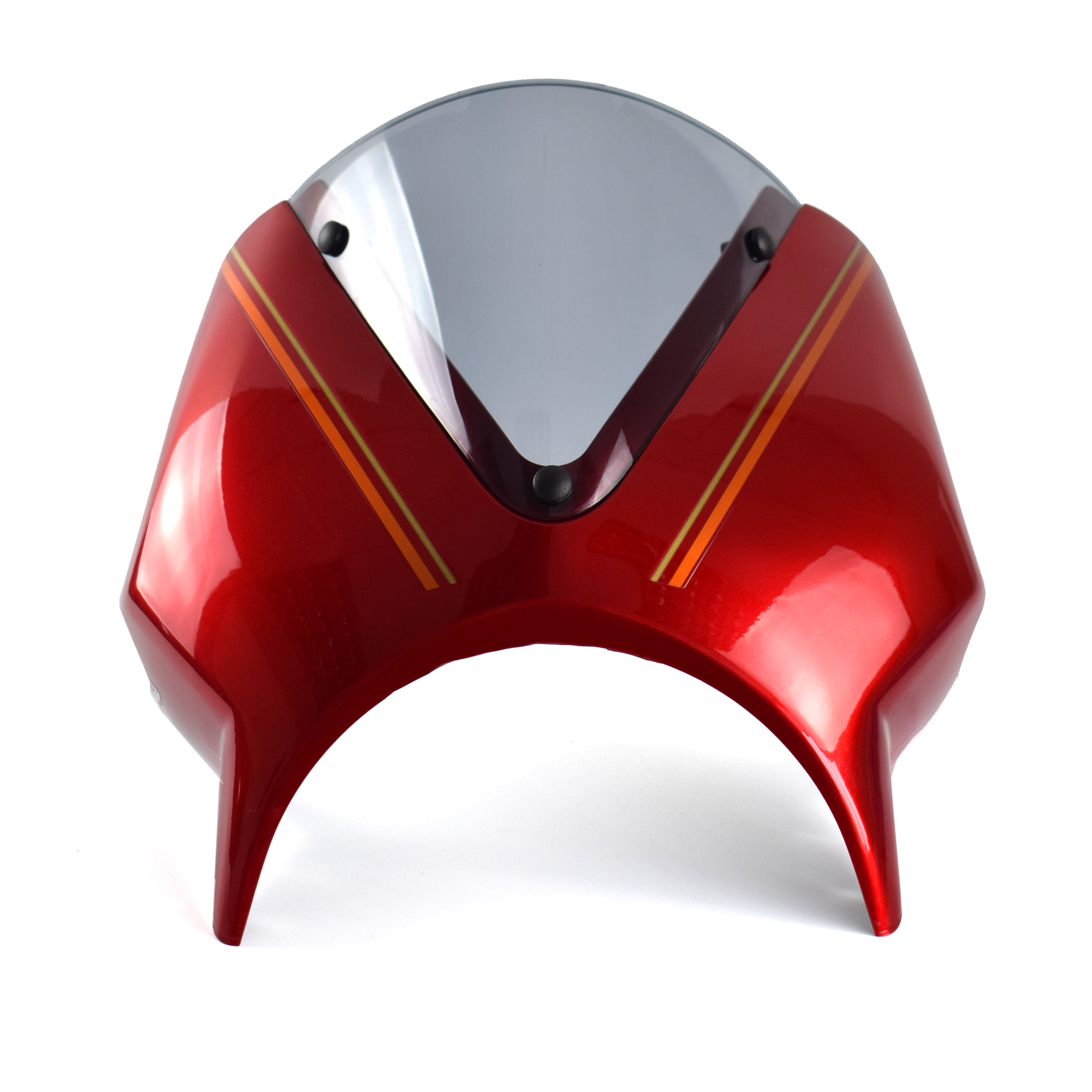 Pyramid Fly Screen | Candy Medium Red | Kawasaki Z 650 RS 2024>Current-Screens-Pyramid Motorcycle Accessories