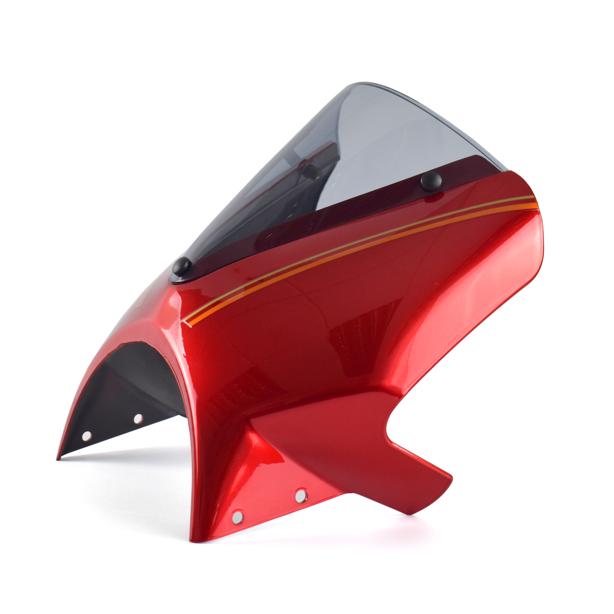 Pyramid Fly Screen | Candy Medium Red | Kawasaki Z 650 RS 2024>Current-Screens-Pyramid Motorcycle Accessories