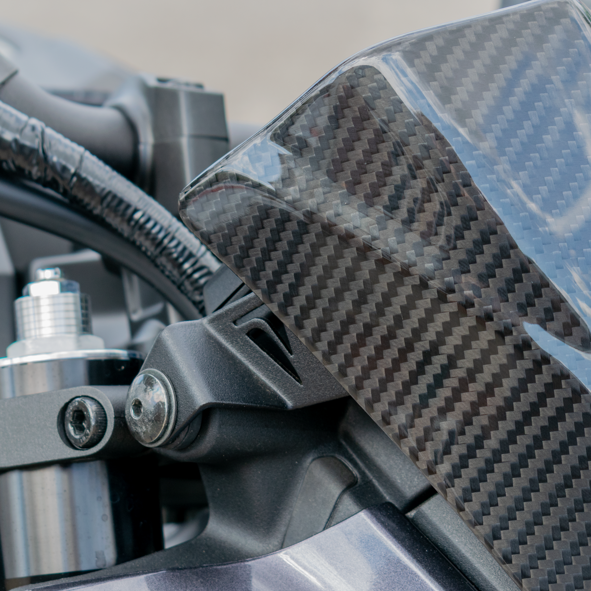Pyramid Fly Screen | Carbon Fibre | Yamaha MT-09 inc SP 2024>Current -  Shop name
