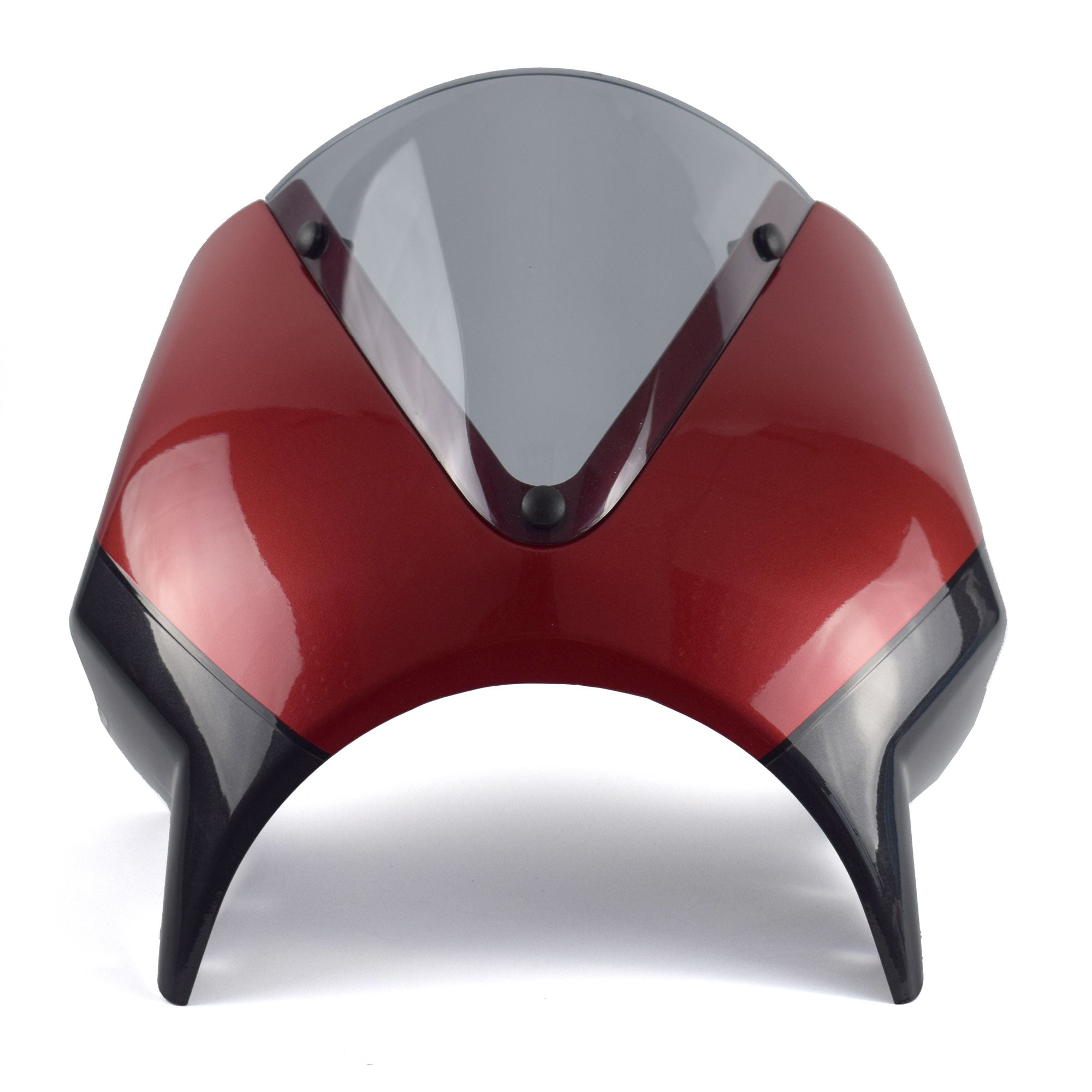 Pyramid Fly Screen | Carnival Red & Storm Grey | Triumph Speed Twin 12