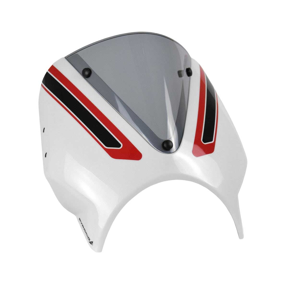 Pyramid Fly Screen | Crystal White Scheme | Triumph Trident 660 2021>Current -   Pyramid Motorcycle Accessories