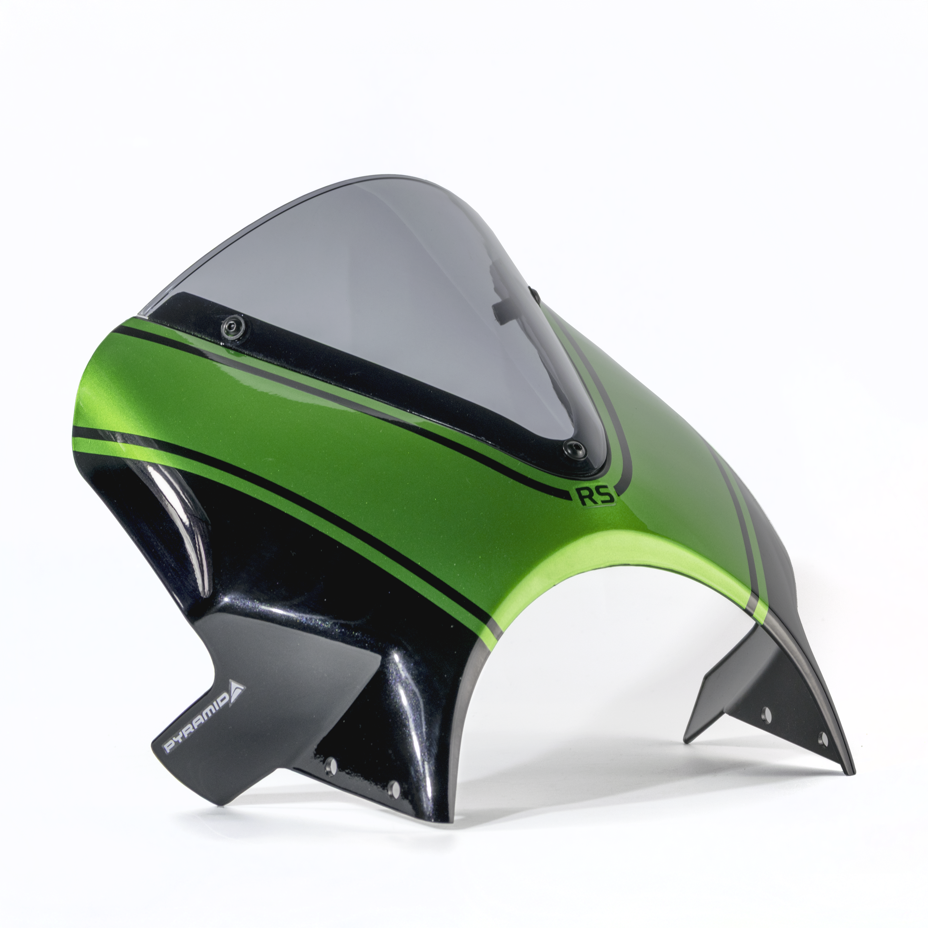 Pyramid Fly Screen | Diablo Black/Green Scheme | Kawasaki Z 900 RS 2025>Current -  Shop name