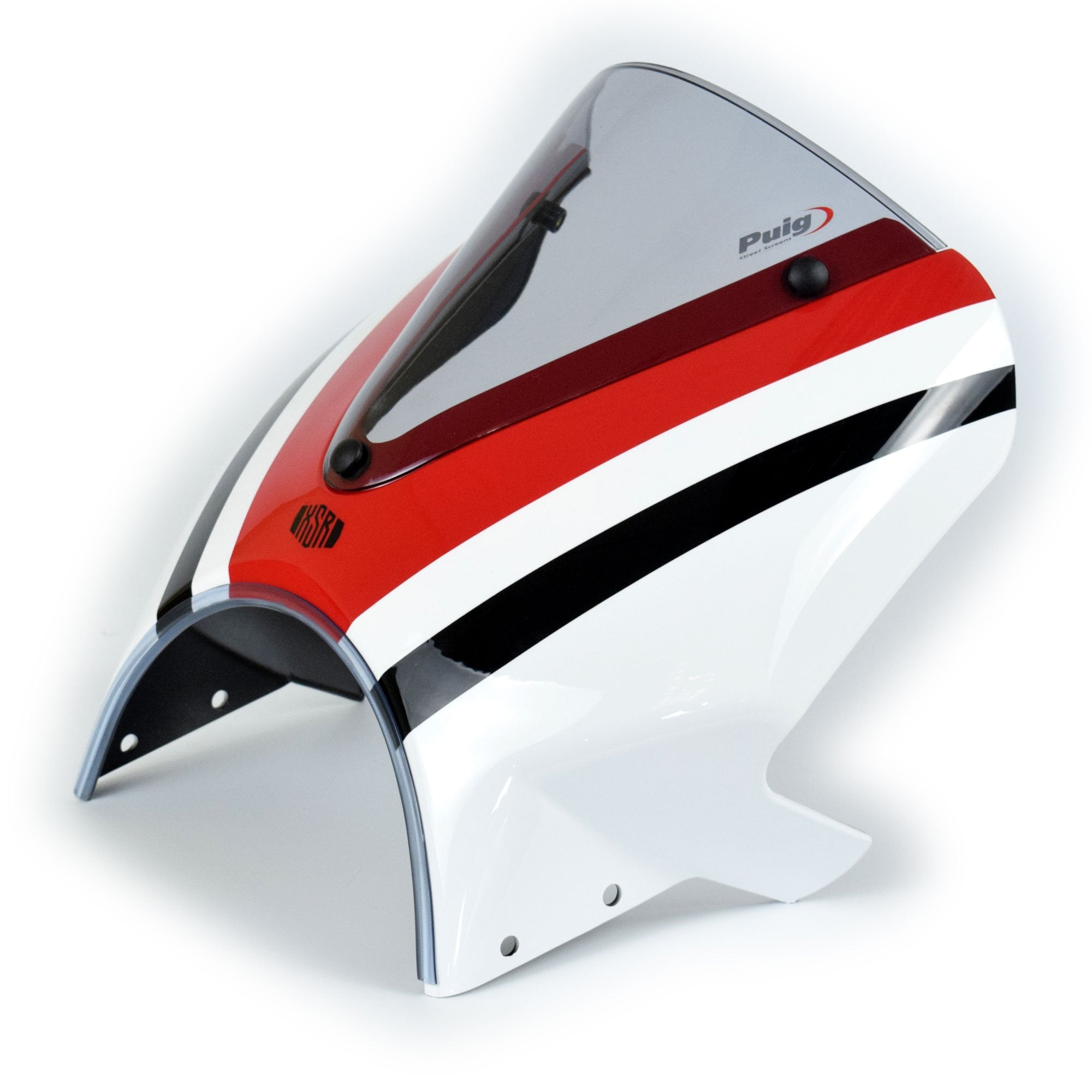 Pyramid Fly Screen | Dynamic White Scheme | Yamaha XSR 900 2020>2021-Screens-Pyramid Motorcycle Accessories