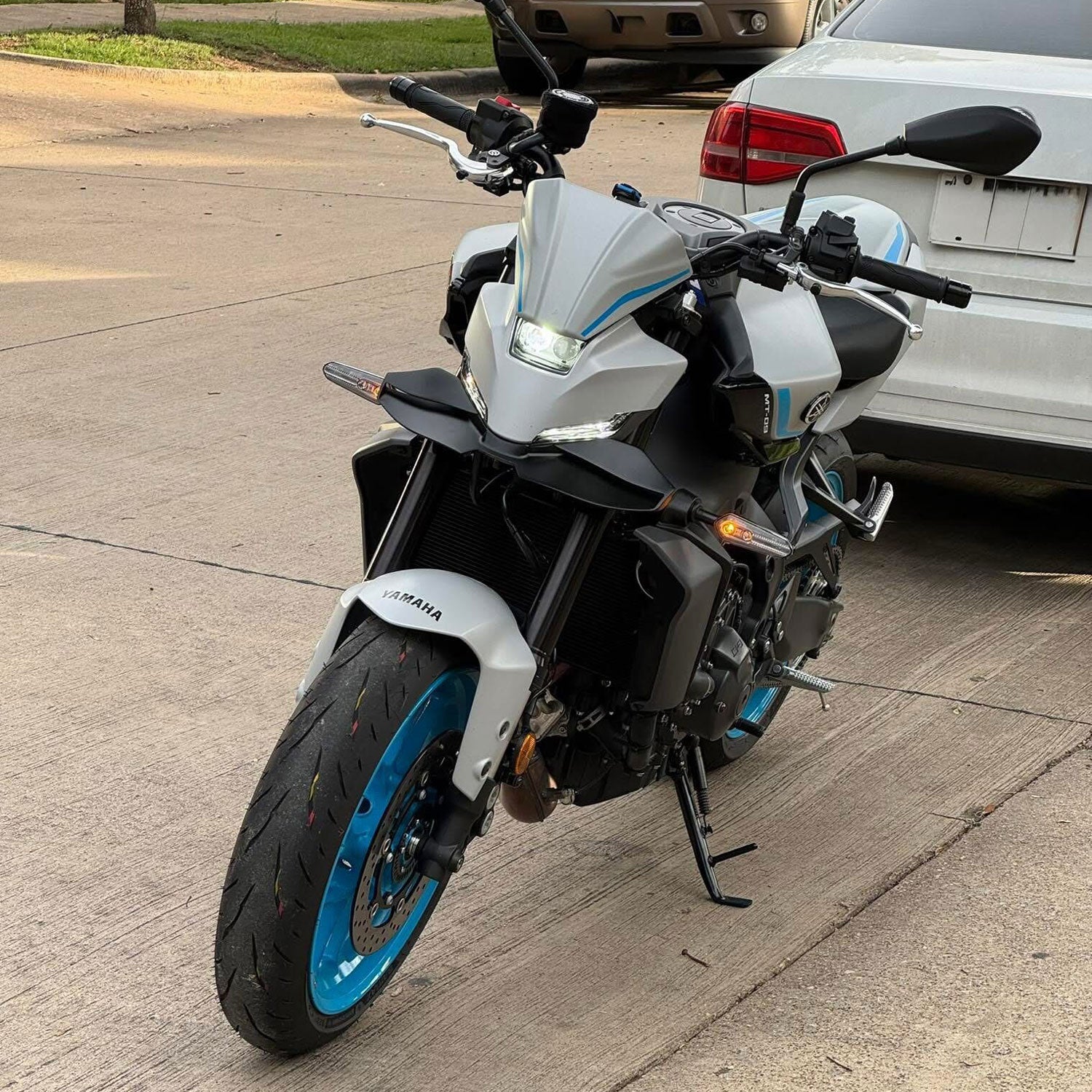 Pyramid Fly Screen | Ice Storm | Yamaha MT-09 2025>Current-Screens-Pyramid Motorcycle Accessories