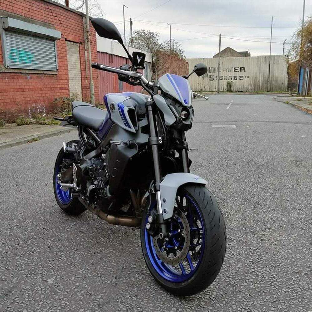 Pyramid Fly Screen | Icon Blue Colours | Yamaha MT-09 2021>2023 -  Shop name