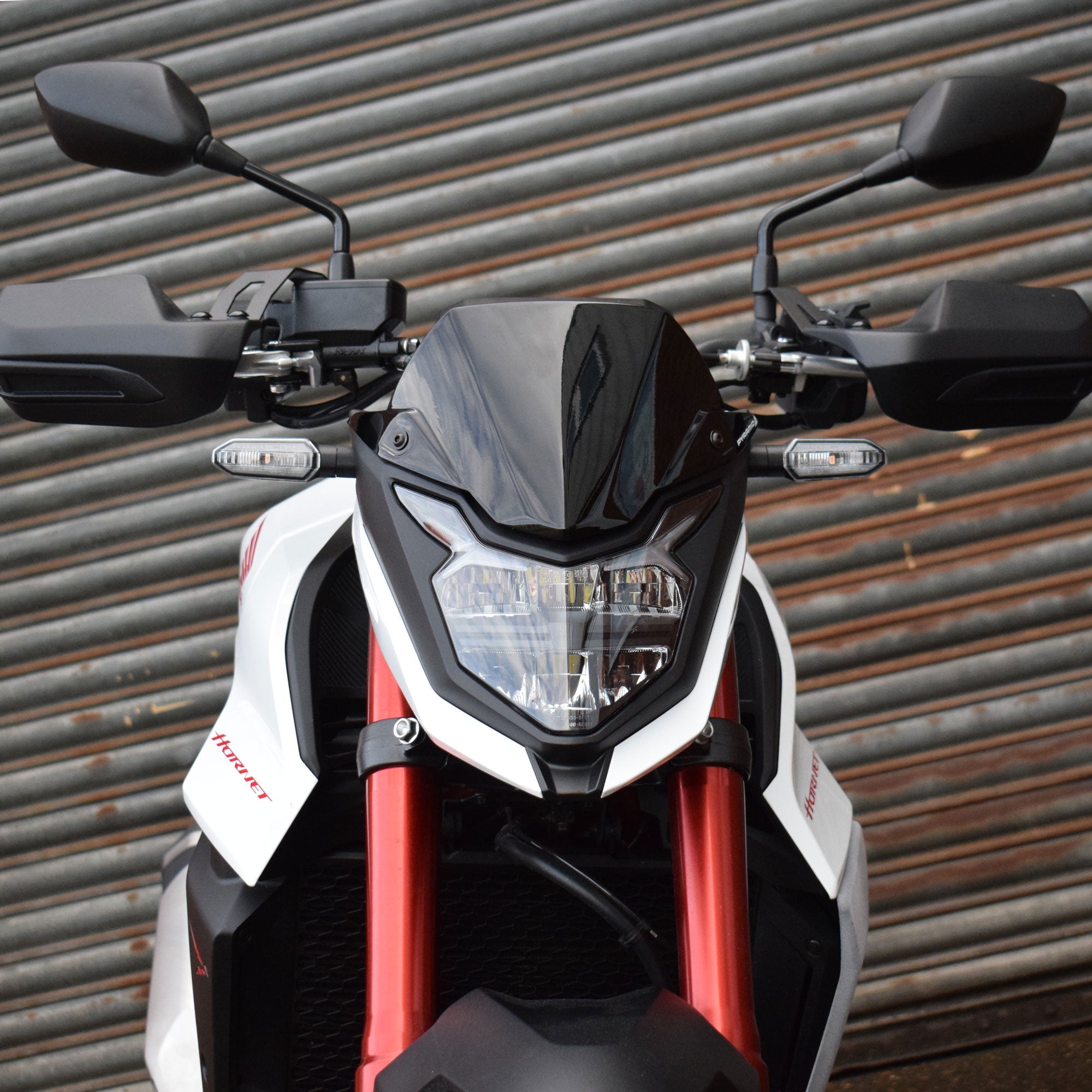 Pyramid Fly Screen | Matte Black | Honda CB750 Hornet 2022>2024-Screens-Pyramid Motorcycle Accessories