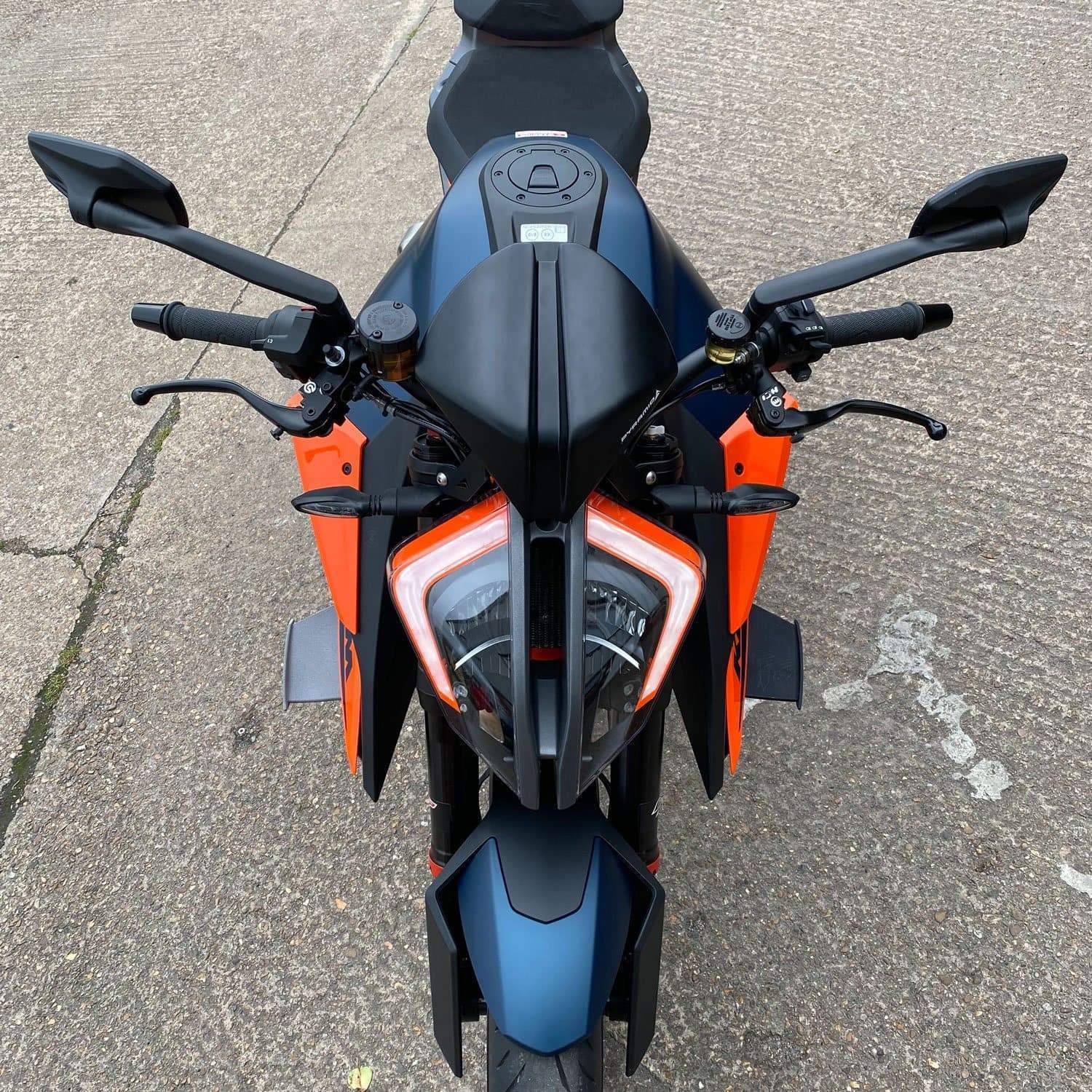 Pyramid Fly Screen | Matte Black | KTM 1290 Super Duke R 2017>Current