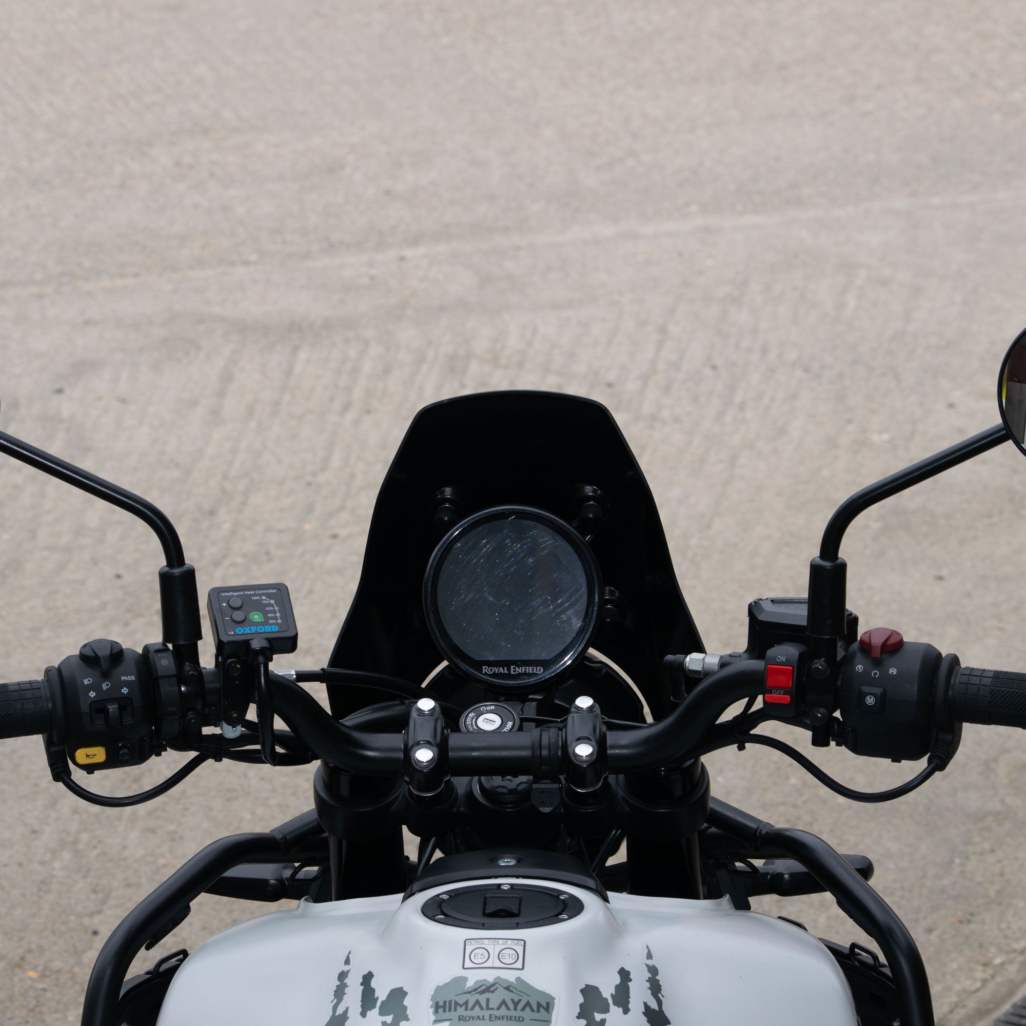 Pyramid Fly Screen | Kamet White | Royal Enfield Himalayan 450 2024>Current -   Pyramid Motorcycle Accessories