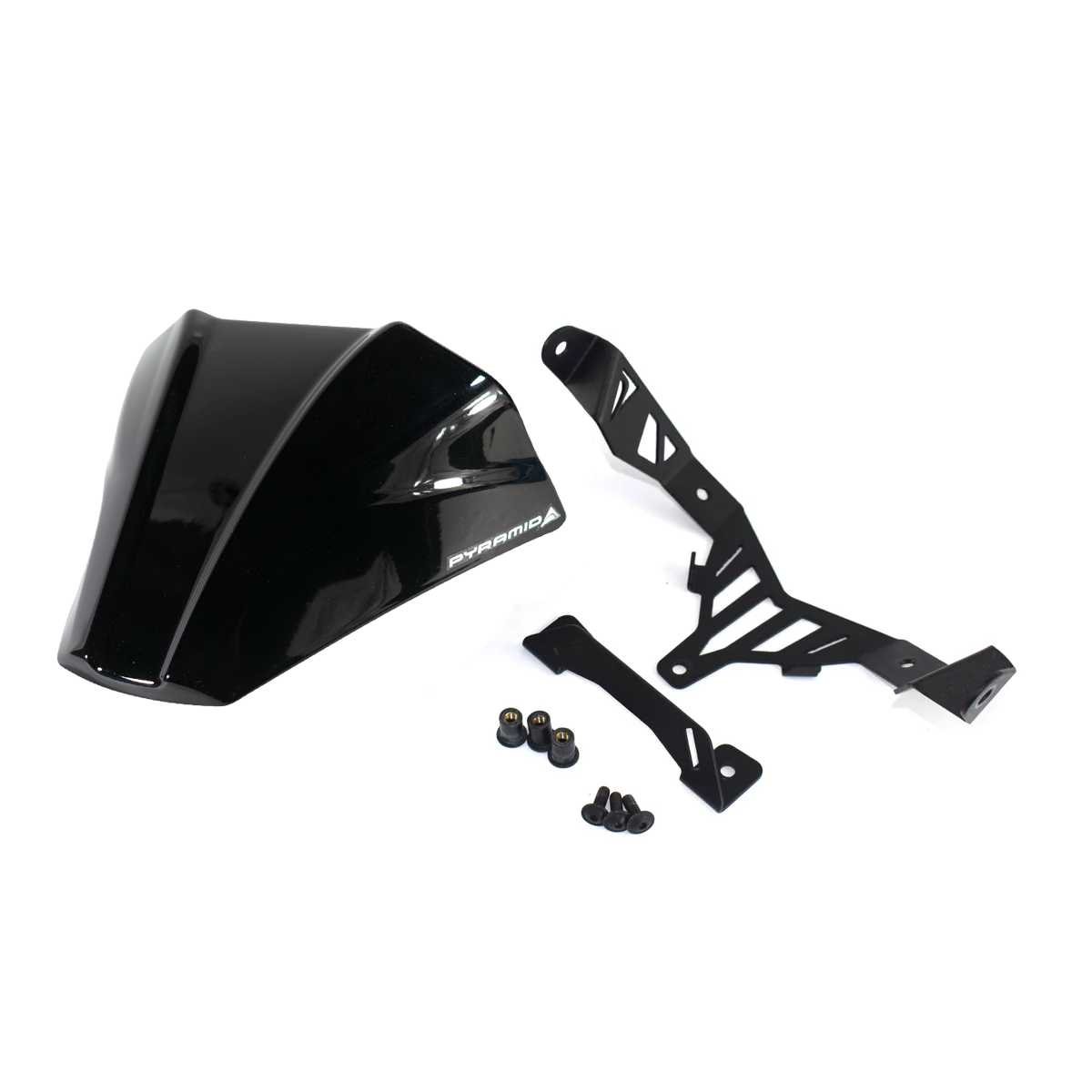 Pyramid Fly Screen | Midnight Black (USA: Raven Black) | Yamaha MT-09 inc SP 2024>Current-Screens-Pyramid Motorcycle Accessories