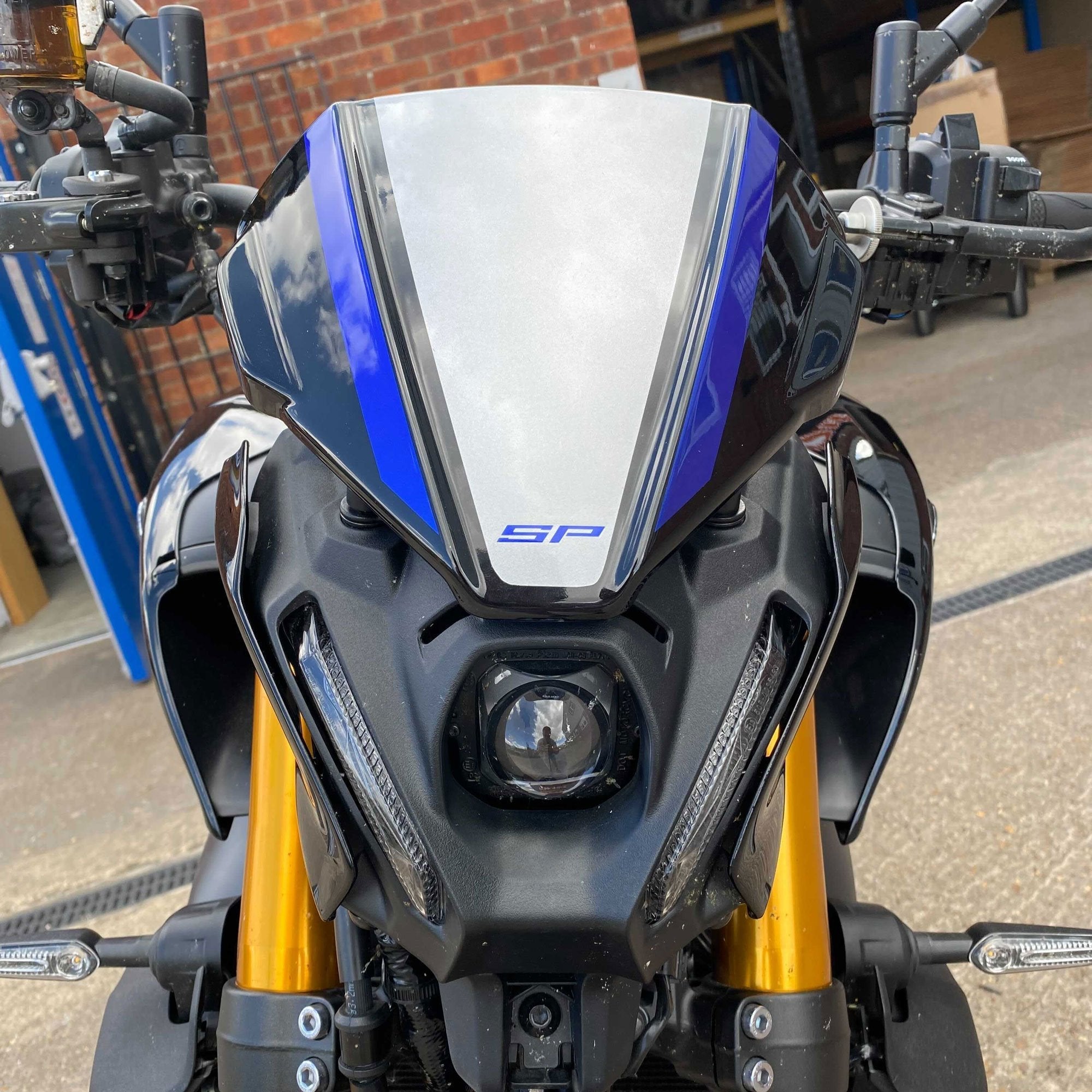 Pyramid Fly Screen | SP Colours | Yamaha MT-09 SP 2021>2023-22160G-Screens-Pyramid Motorcycle Accessories